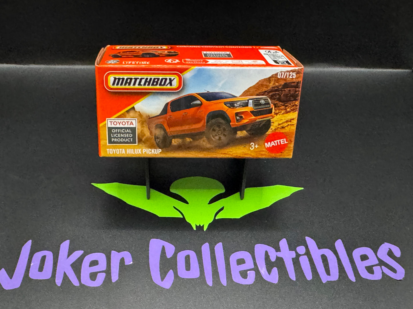 Matchbox Power Grabs 2026 Orange HiLux Pickup 07/125