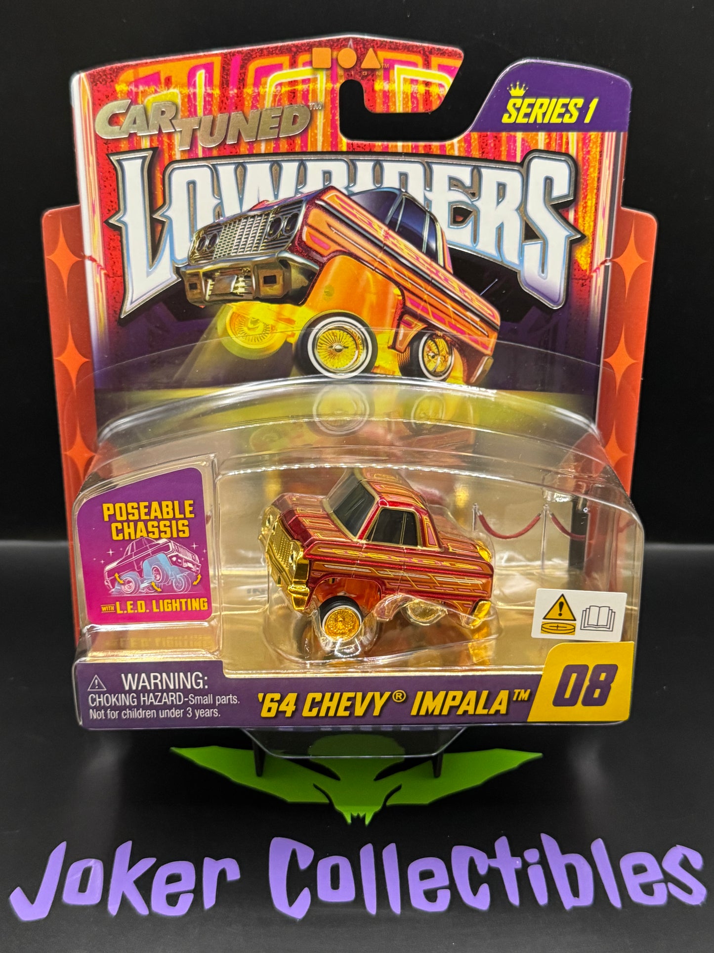 CarTuned Lowriders Show Glow Series 1 '64 Chevy Impala # 08 Car Tuned