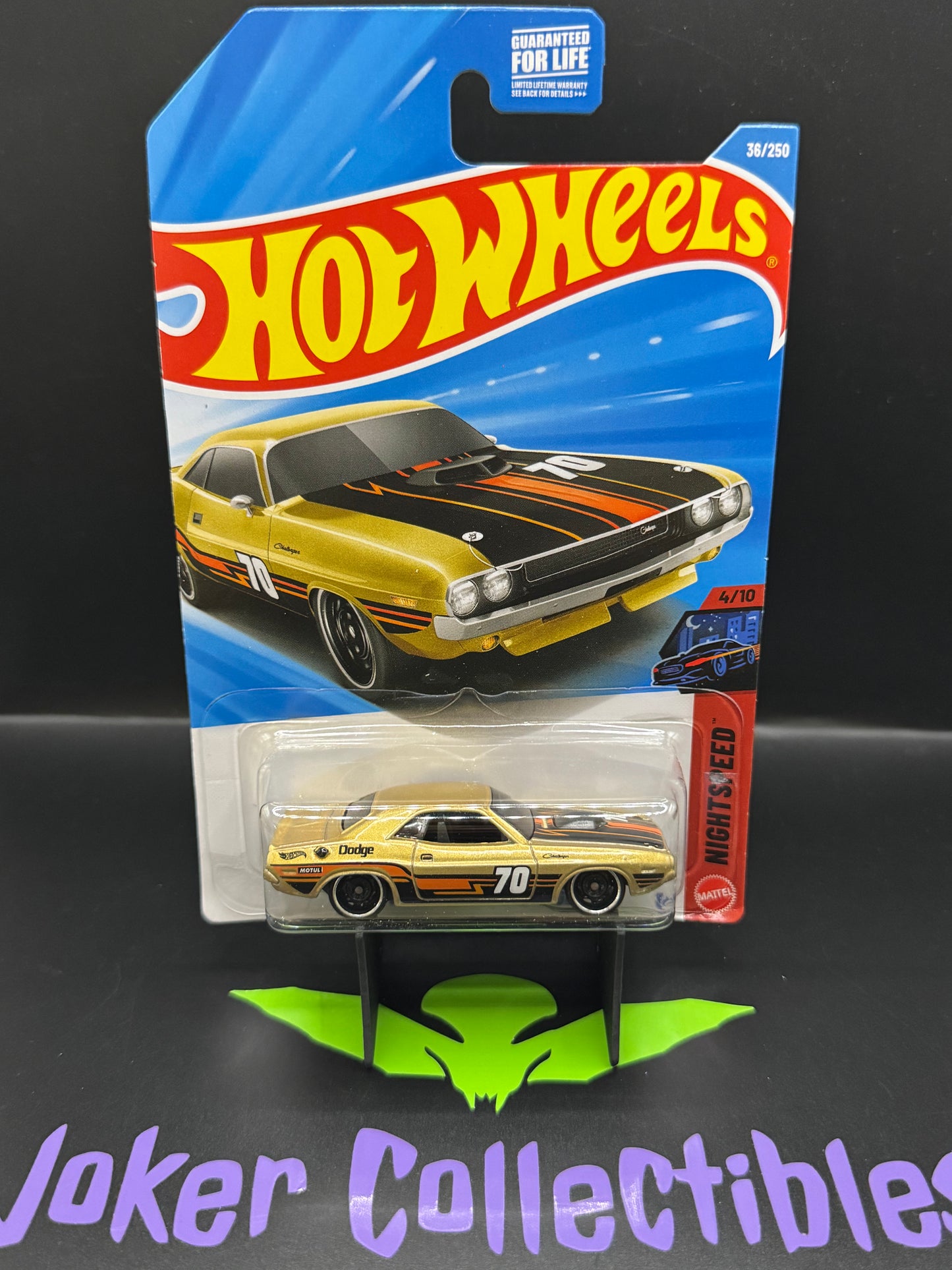 Hot Wheels 2026 Gold '70 Dodge HEMI Challenger 36/250 Nightspeed 4/10 B Case