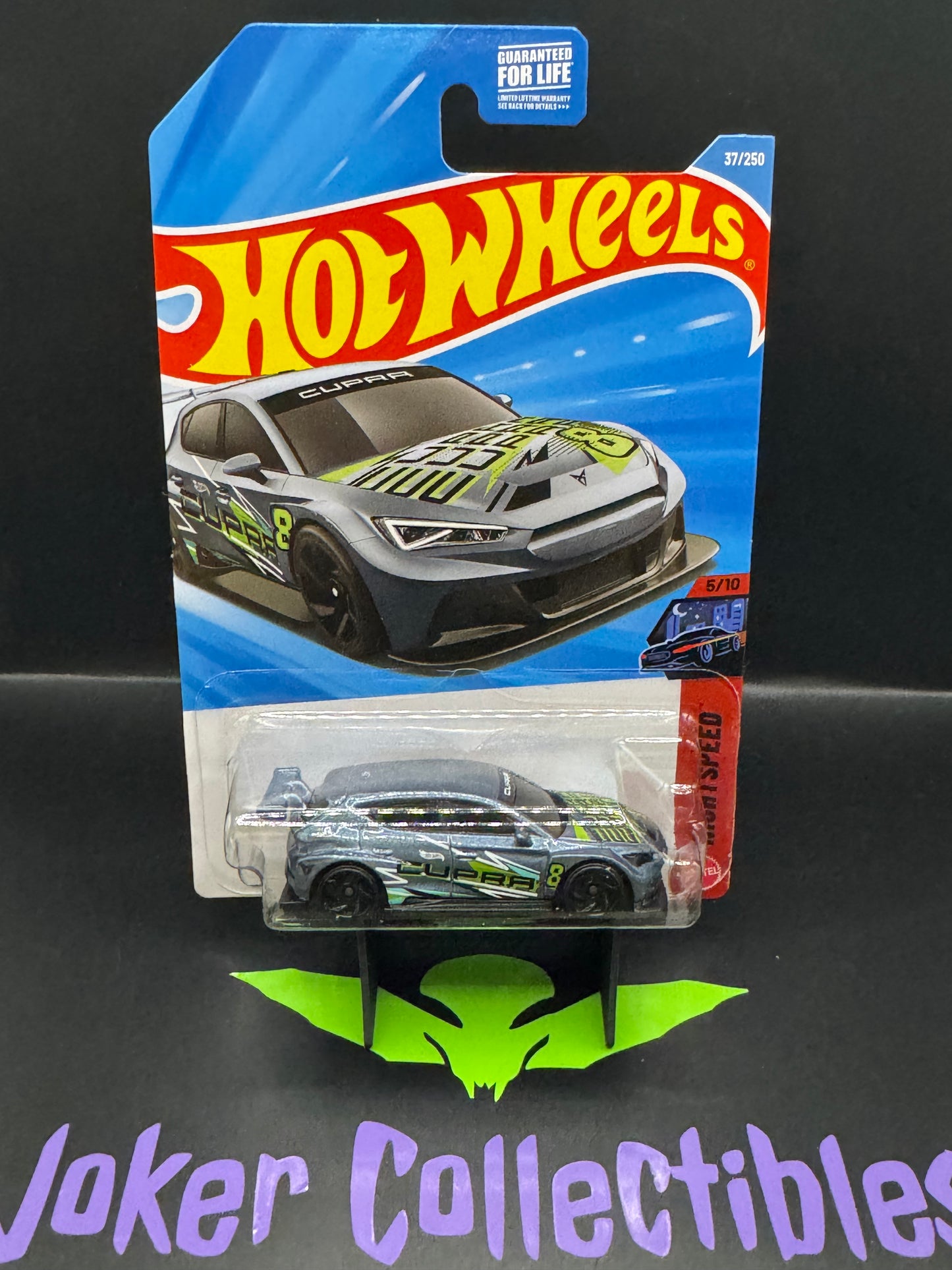 Hot Wheels 2026 Blue Grey Cupra e-Racer 37/250 Nightspeed 5/10 C Case