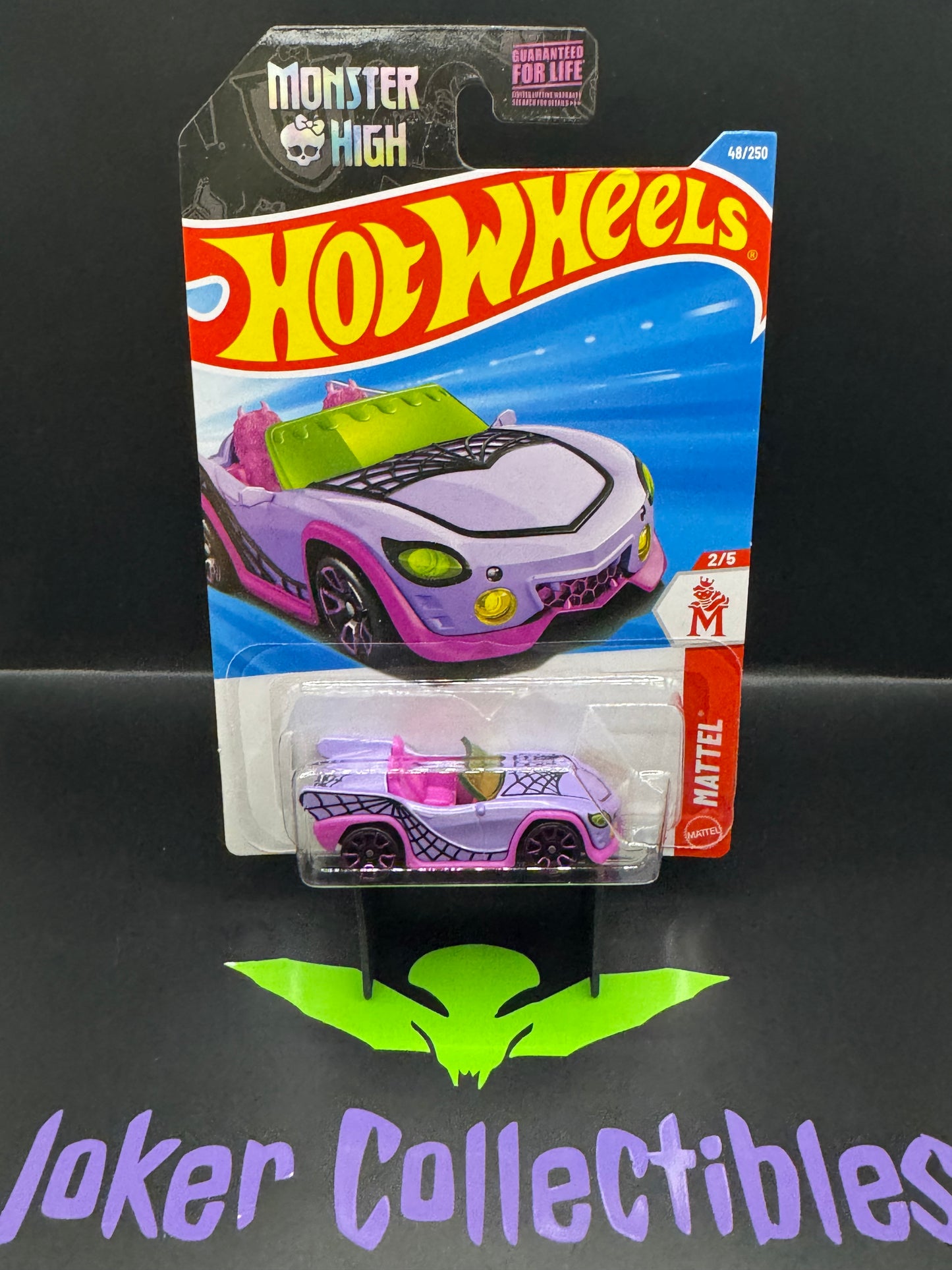 Hot Wheels 2026 Monster High Ghoul Mobile 48/250 Mattel 2/5 B Case