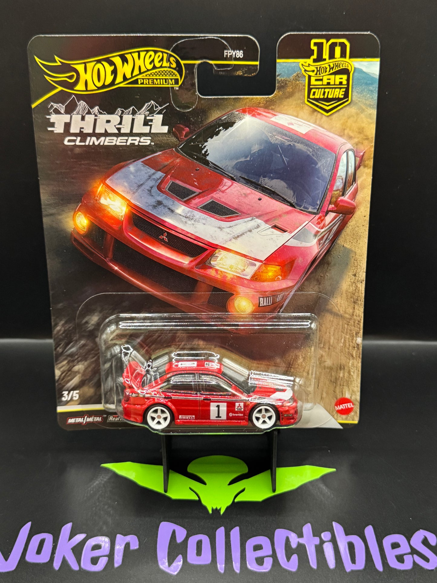 Hot Wheels Premium Car Culture Thrill Climbers Mitsubishi Lancer Evolution VI # 3/5