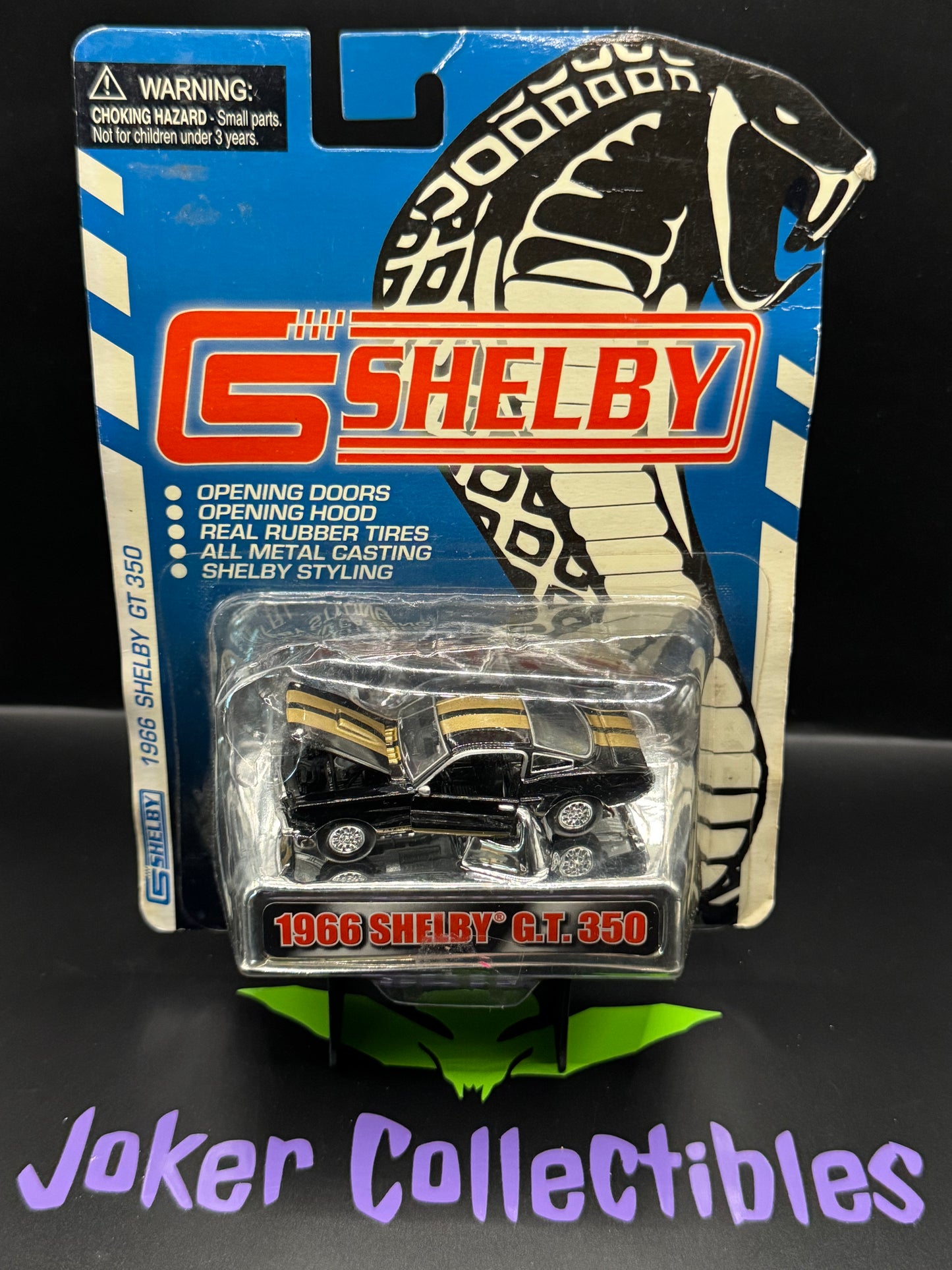 Shelby Collectibles Series 1 1966 Shelby G.T. 350 Black & Gold