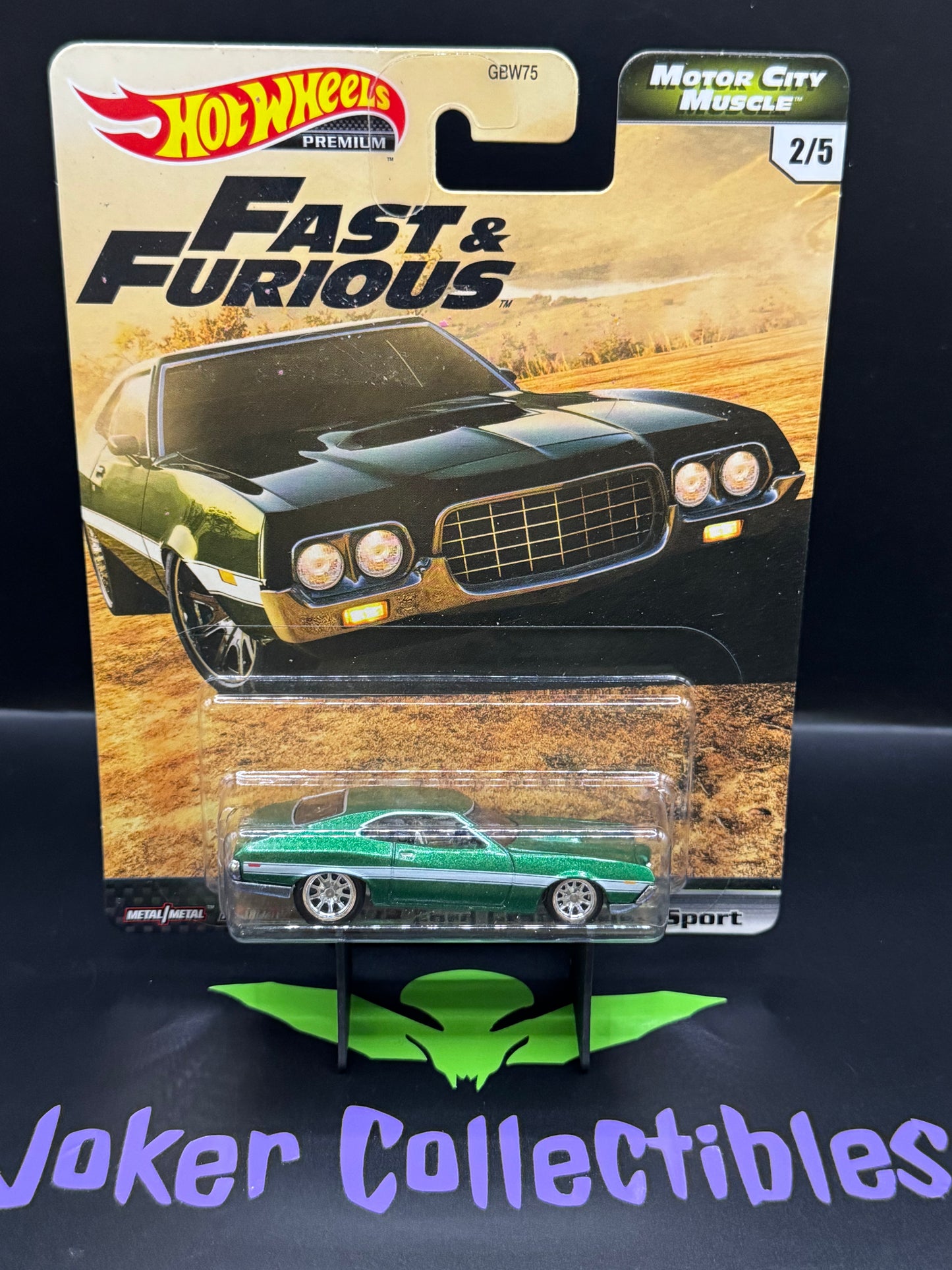 Hot Wheels Premium Fast & Furious Motor City Muscle '72 Ford Gran Torino Sport # 2/5