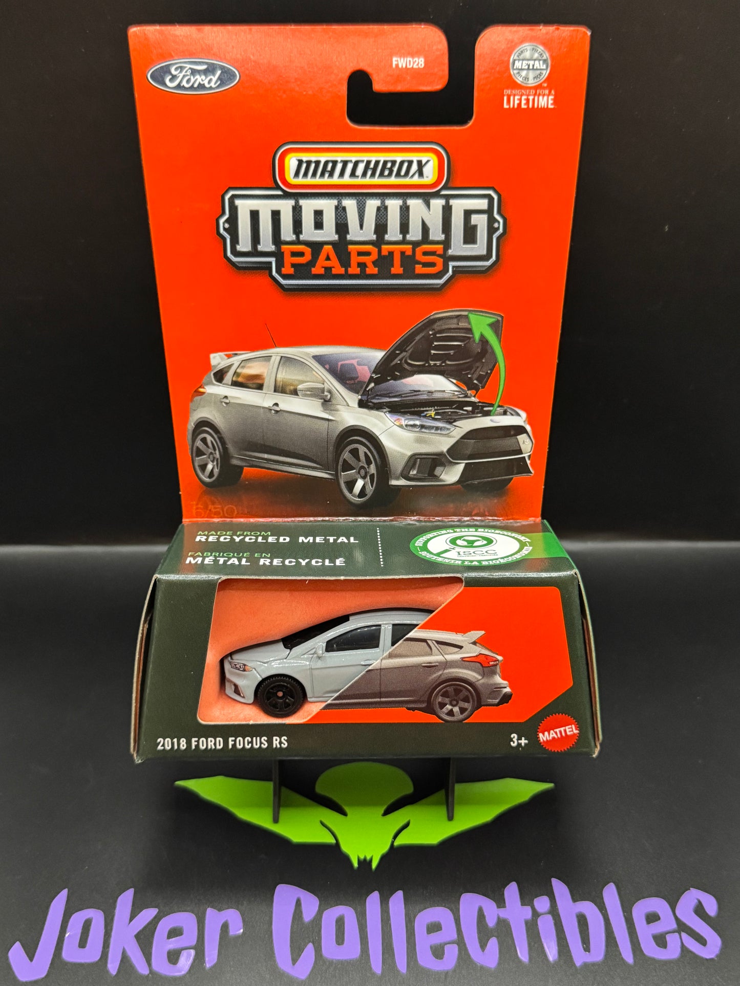 Matchbox Moving Parts Grey 2018 Ford Focus RS