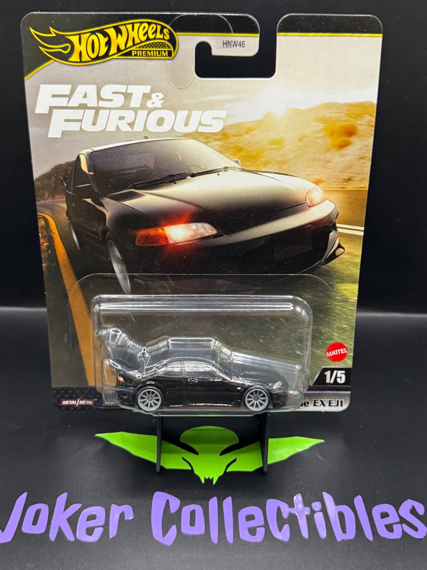 Hot Wheels Premium Fast & Furious 1993 Honda Civic Coupe EX EJ1 # 1/5