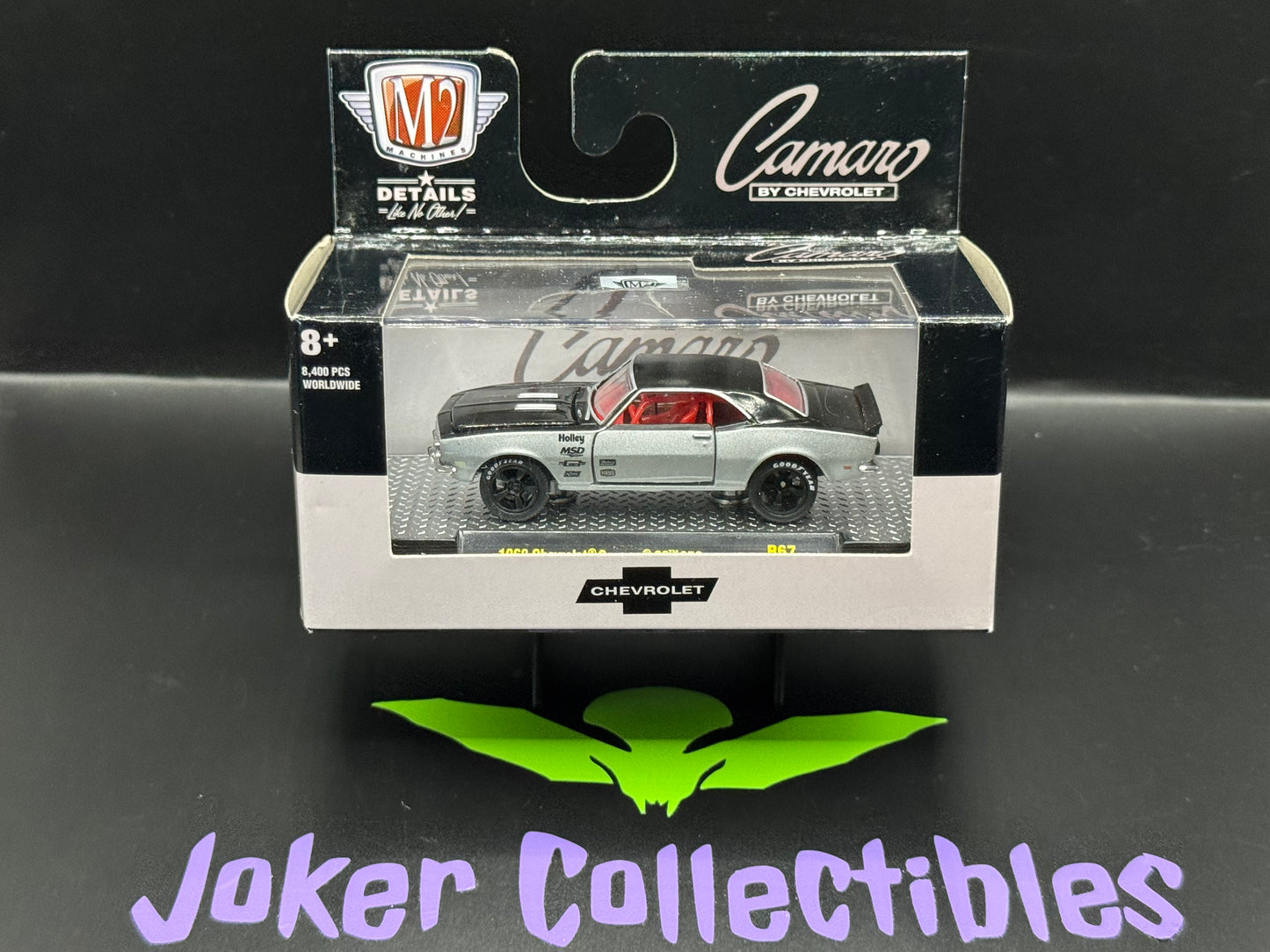 M2 Machines Silver Black 1968 Chevrolet Camaro SS 350 R67 21-46