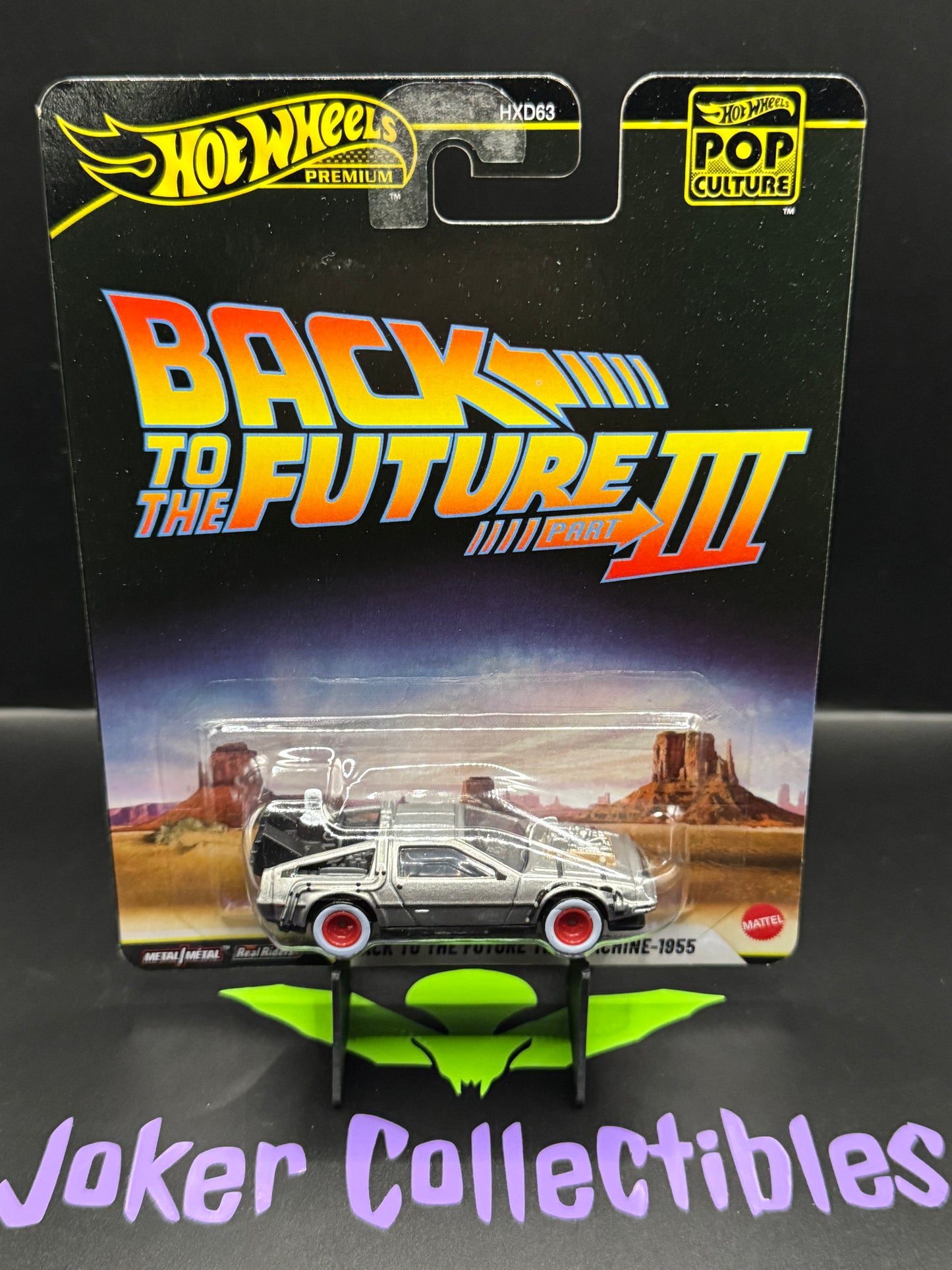 Hot Wheels Premium Pop Culture 2026 Back to the Future Part III Time Machine - 1955 DeLorean