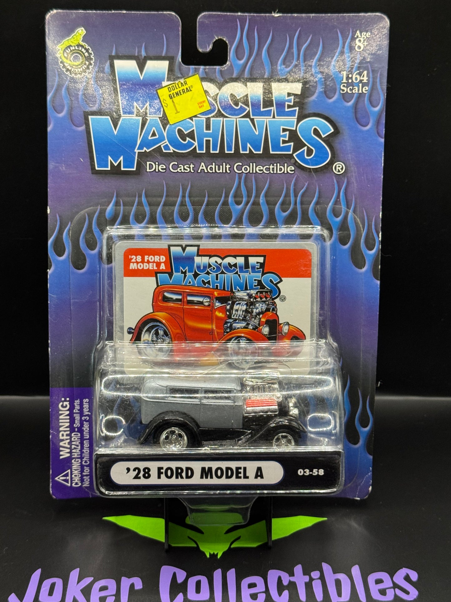Funline Muscle Machines Silver '28 Ford Model A 03-58