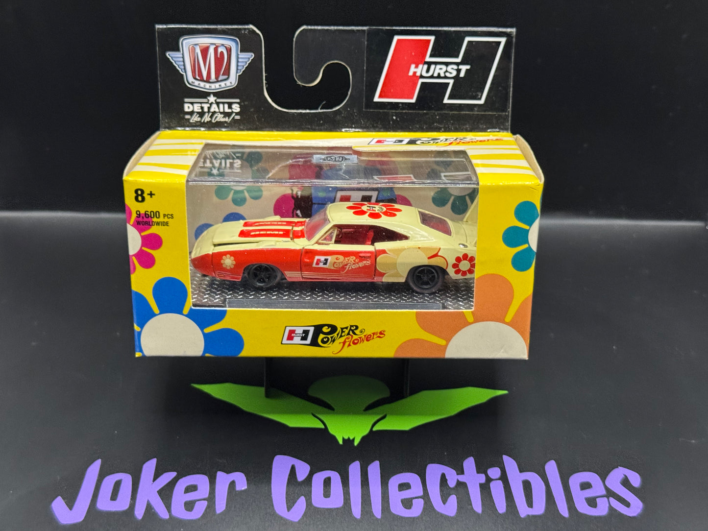 M2 Machines Hurst Power Flowers 1969 Dodge Charger Daytona HEMI S47 22-21