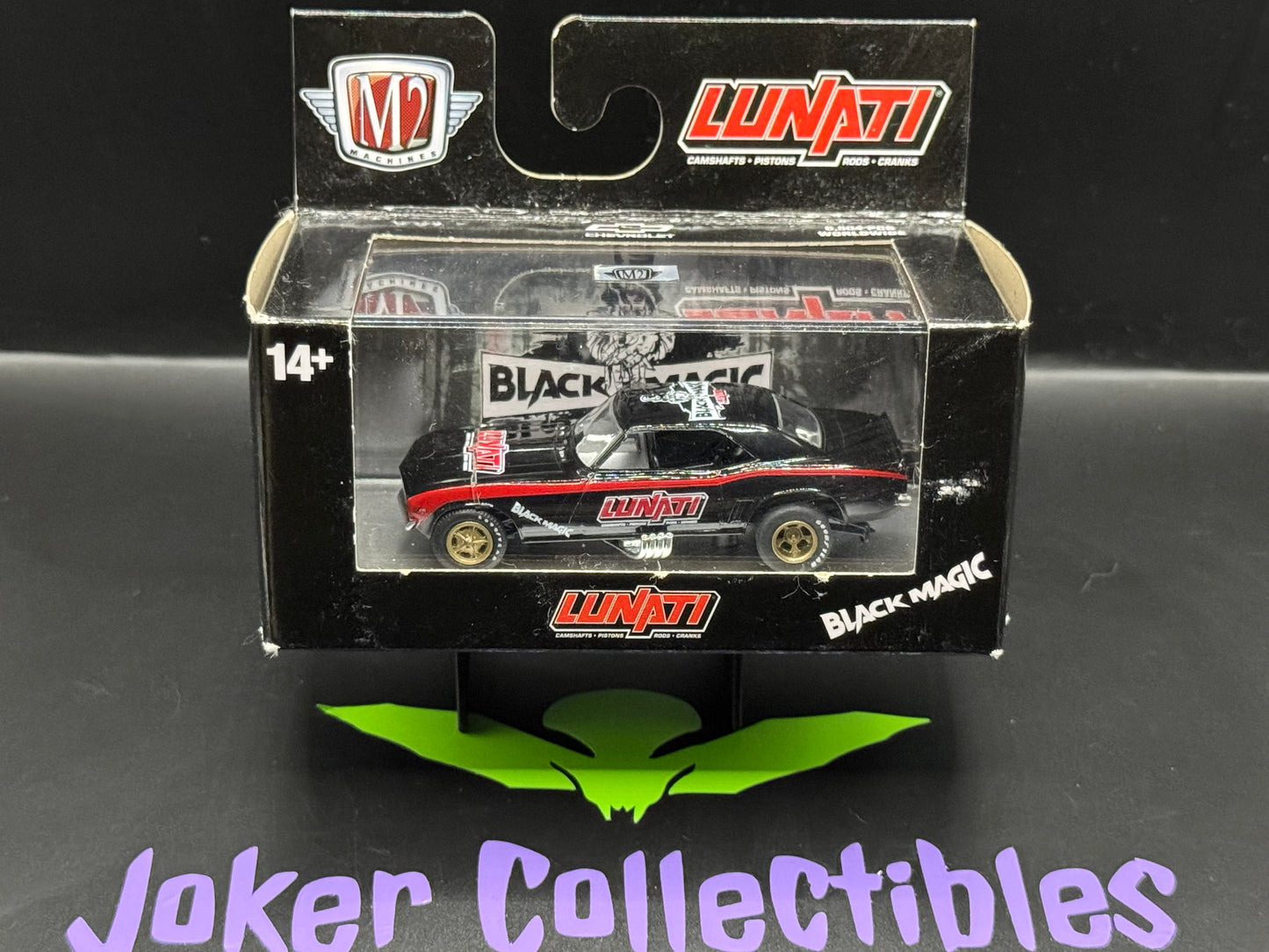 M2 Machines Lunati Black Magic 1969 Chevrolet Camaro Z/28 Funny Car S120 23-61