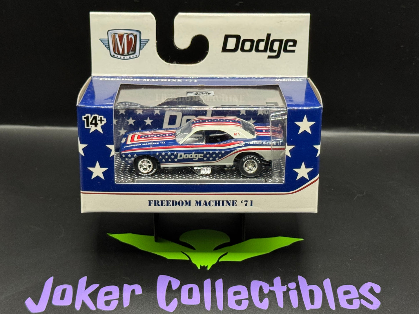 M2 Machines Freedom Machine '71 1971 Dodge Challenger Funny Car S117 23-32