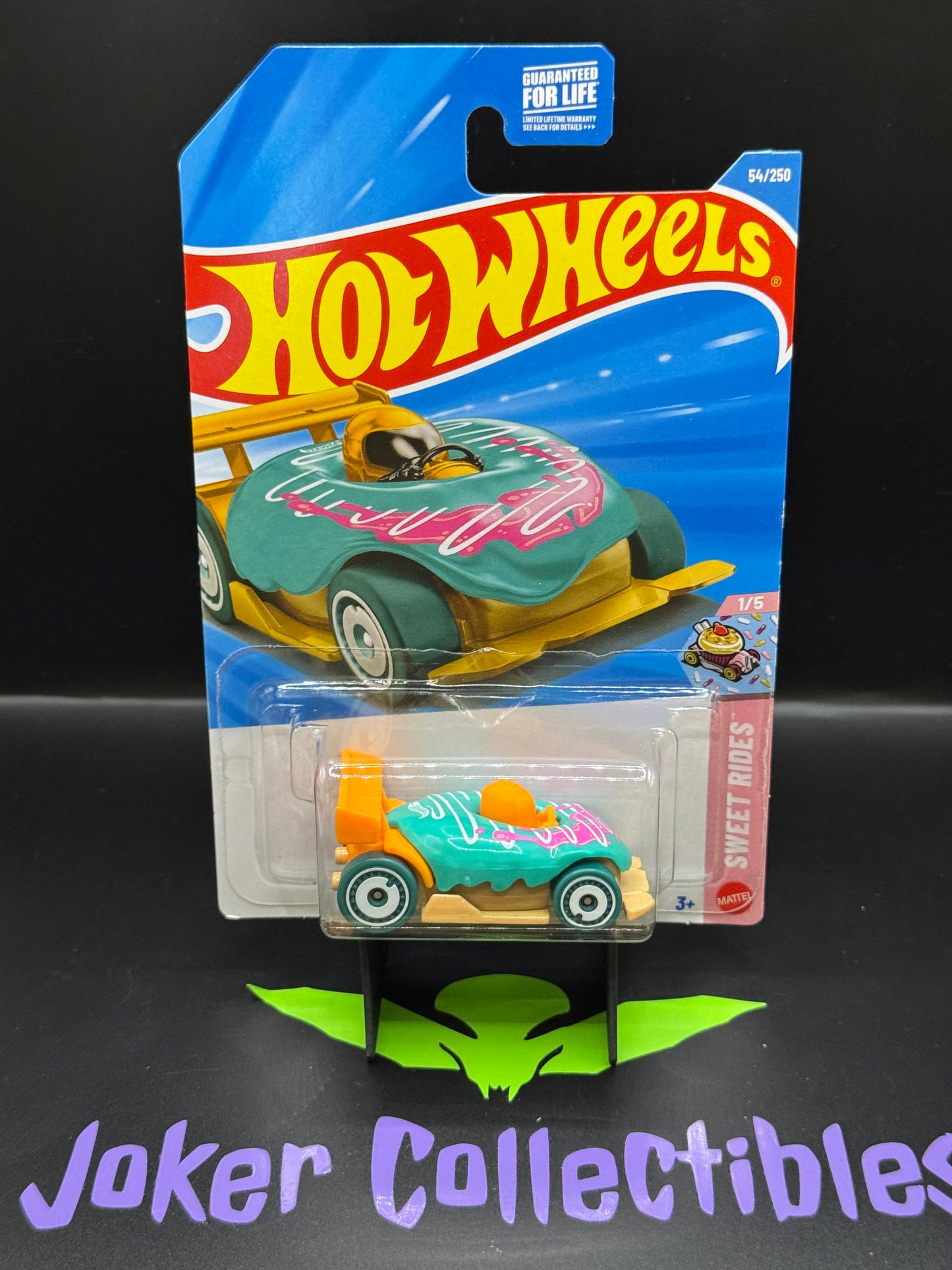 Hot Wheels 2026 Teal Orange Donut Drifter 54/250 Sweet Rides 1/5 D Case