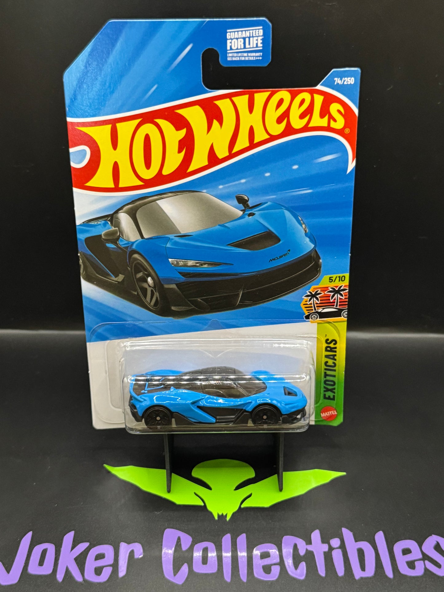 Hot Wheels 2026 Blue McLaren W1 74/250 Exoticars 5/10 D Case