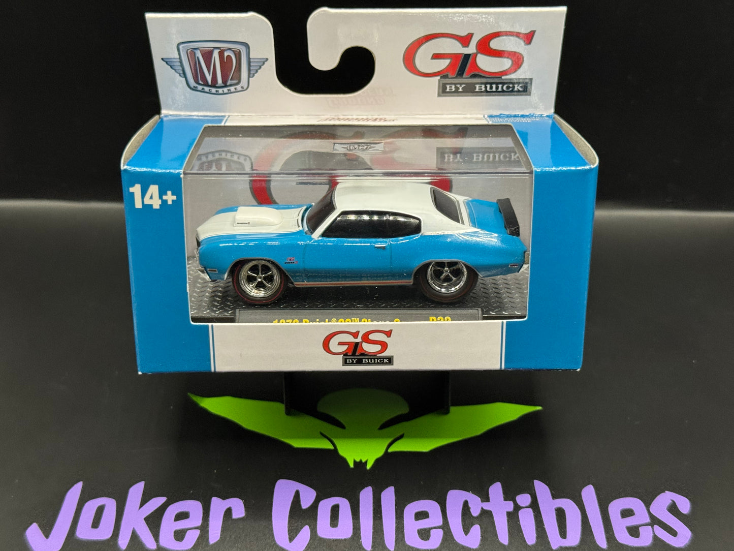 M2 Machines Ground Pounders Blue 1970 Buick GS Stage 2 R32 25-13