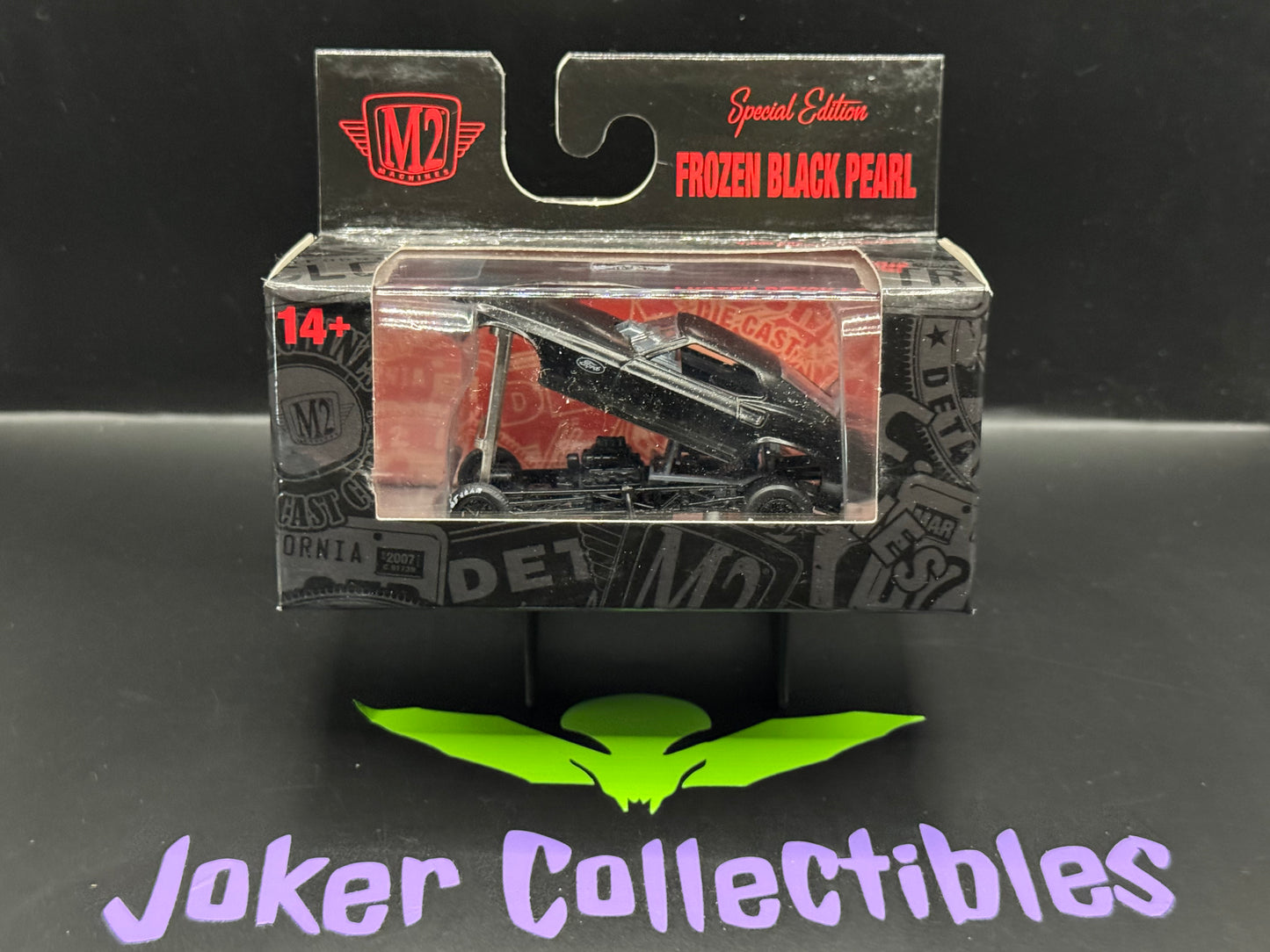 M2 Machines Frozen Black Pearl 1969 Ford Mustang Funny Car WMTS20 24-84