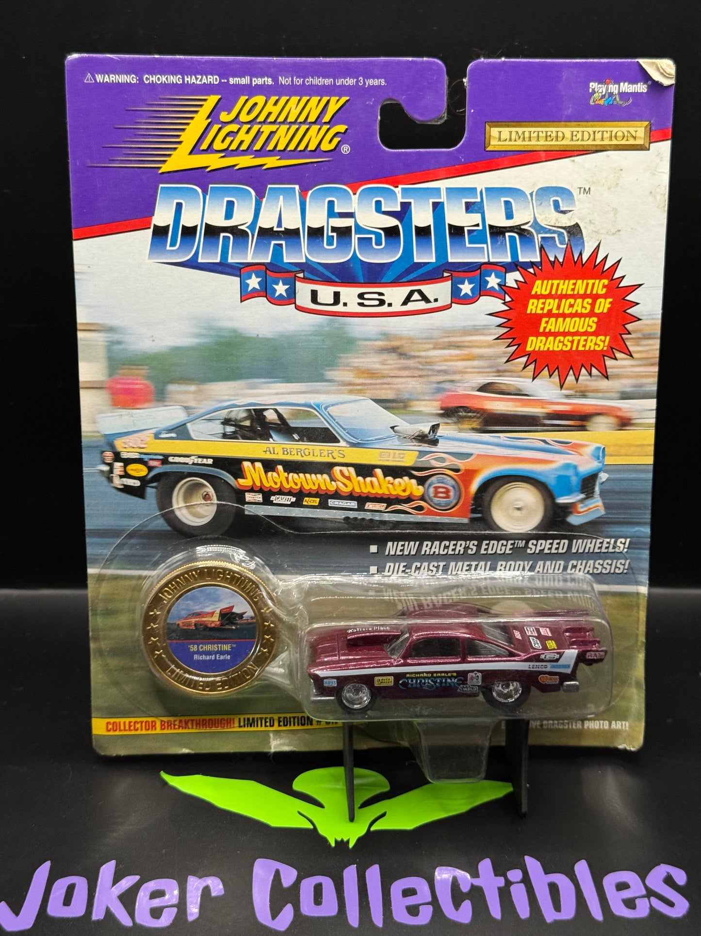 Johnny Lightning Dragsters U.S.A Series 3 Purple '58 Christine Richard Earle