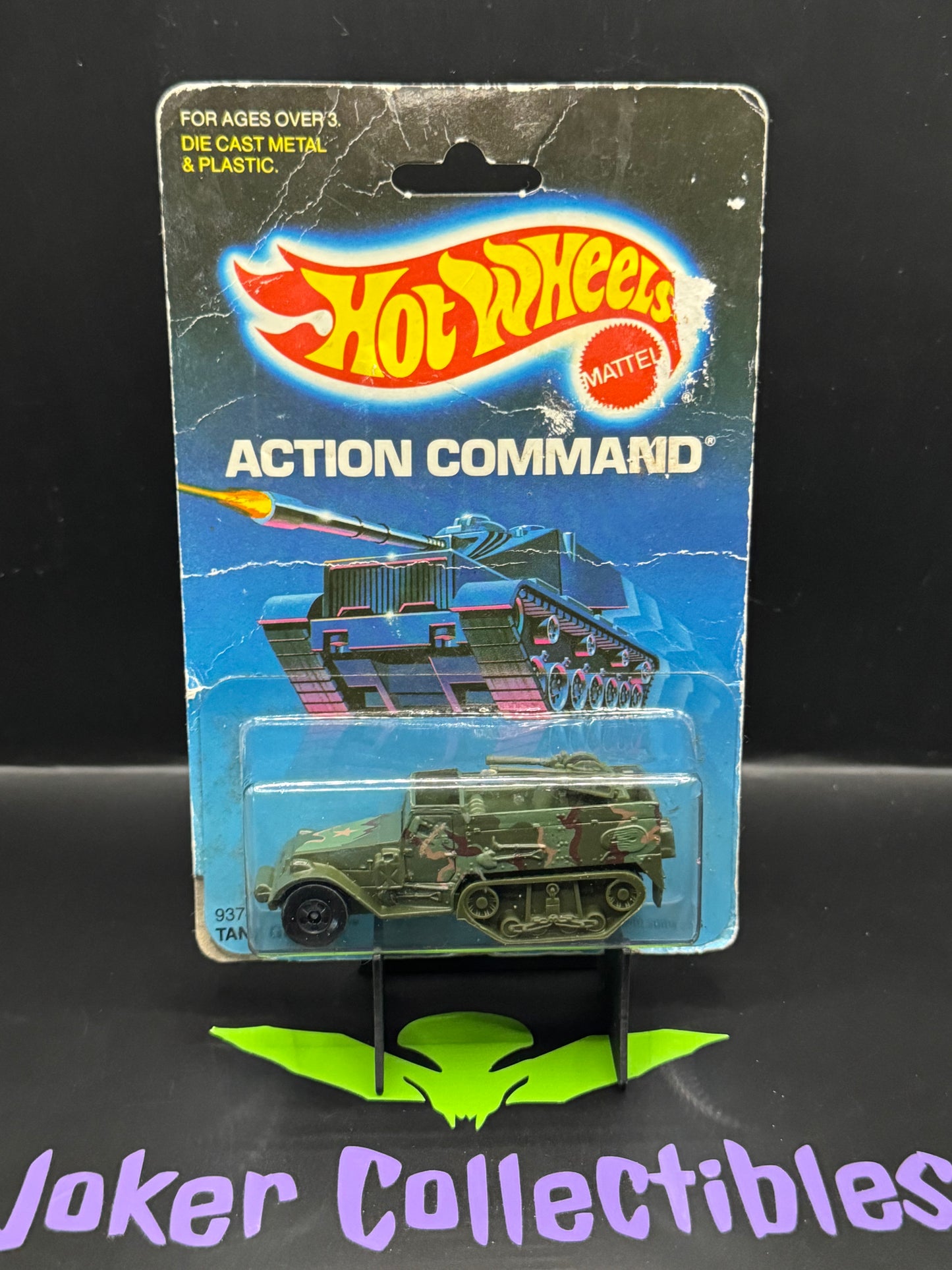 Hot Wheels Action Command Green Tank Gunner