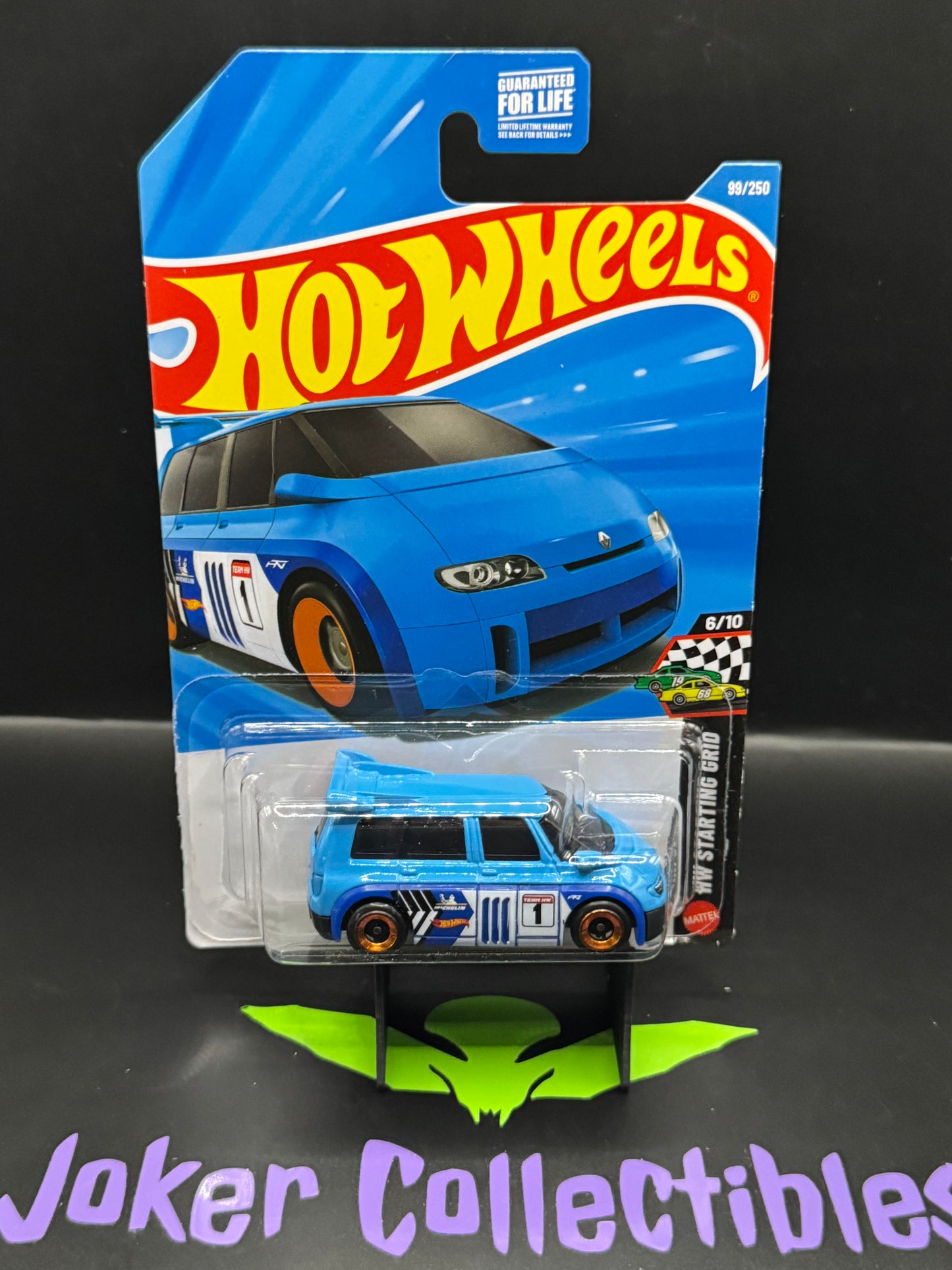 Hot Wheels 2026 Blue Renault Espace F1 99/250 HW Starting Grid 6/10 E Case