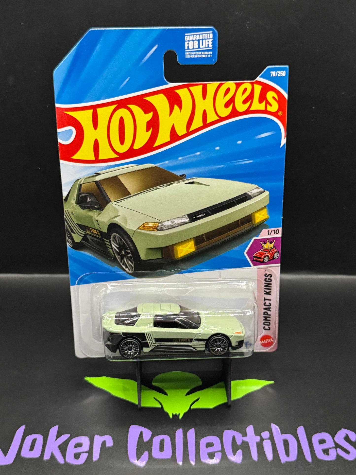 Hot Wheels 2026 Green Hako Type D 78/250 Compact Kings 1/10 E Case