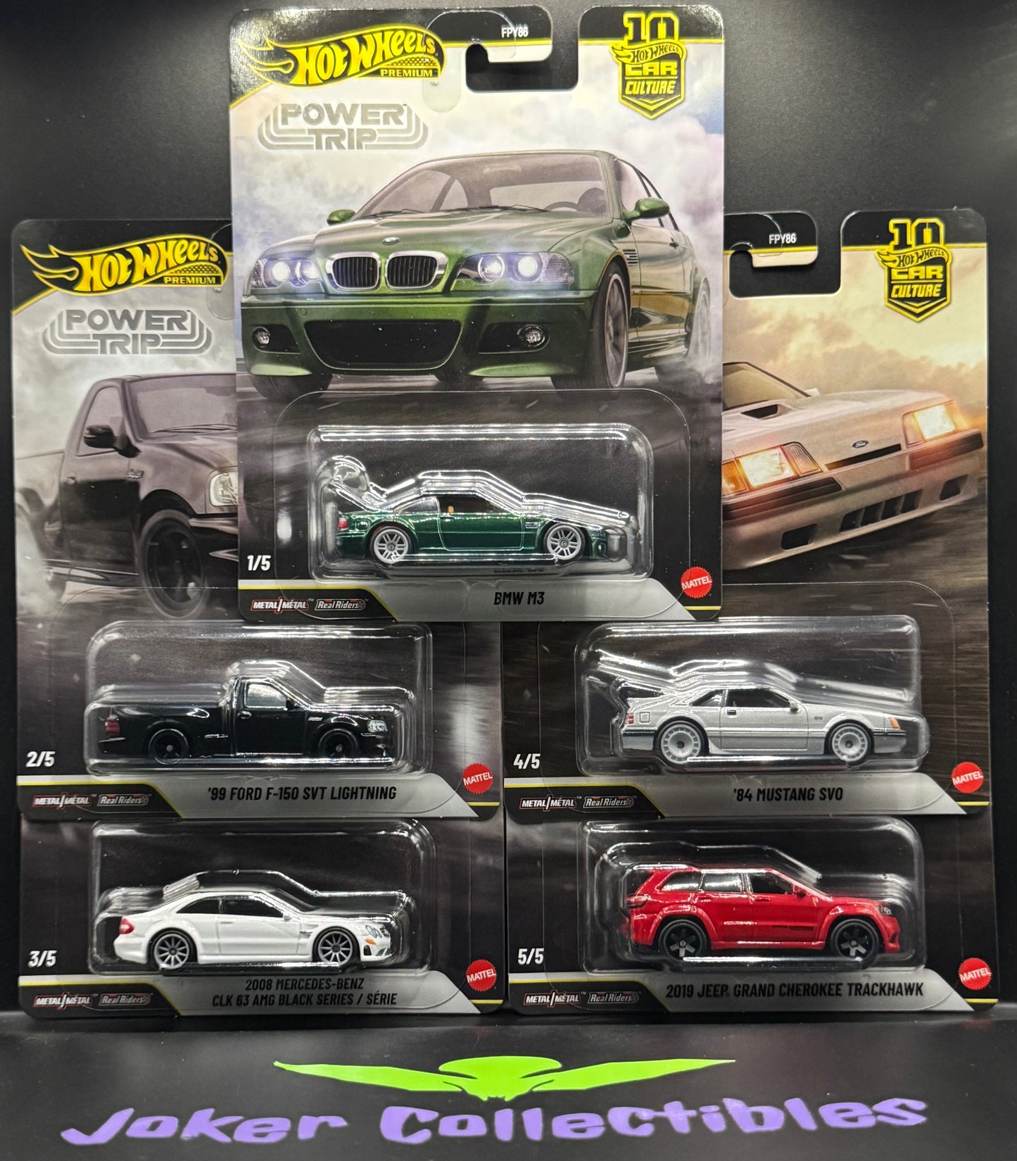 Hot Wheels Premium Car Culture 2026 Power Trip Set of 5 FPY86-961R