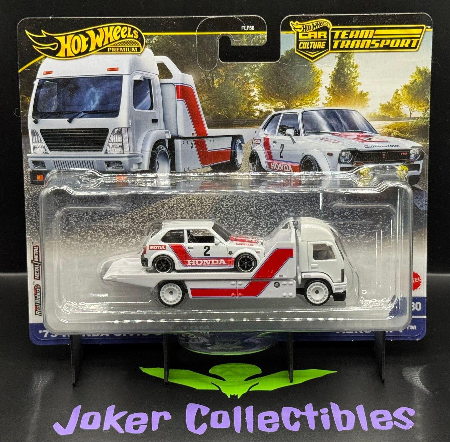 Hot Wheels Premium Car Culture Team Transport '73 Honda Civic Custom & Aero Lift #80
