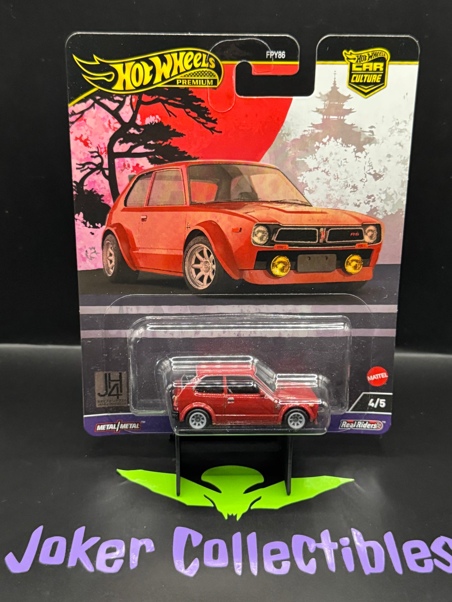 Hot Wheels Premium Car Culture Japan Historics 4 '73 Honda Civic Custom # 4/5