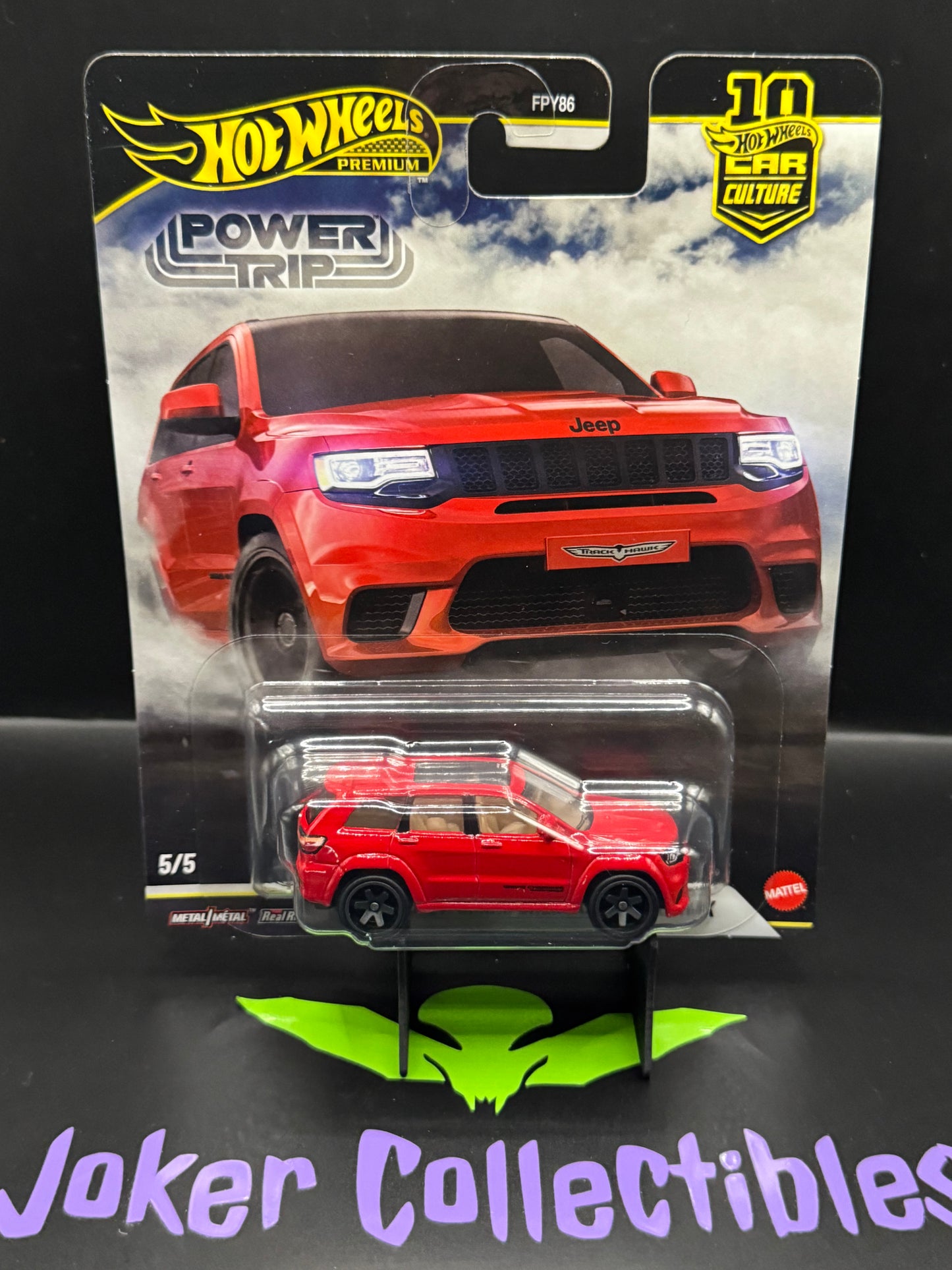 Hot Wheels Premium Car Culture Power Trip 2019 Jeep Grand Cherokee Trackhawk # 5/5