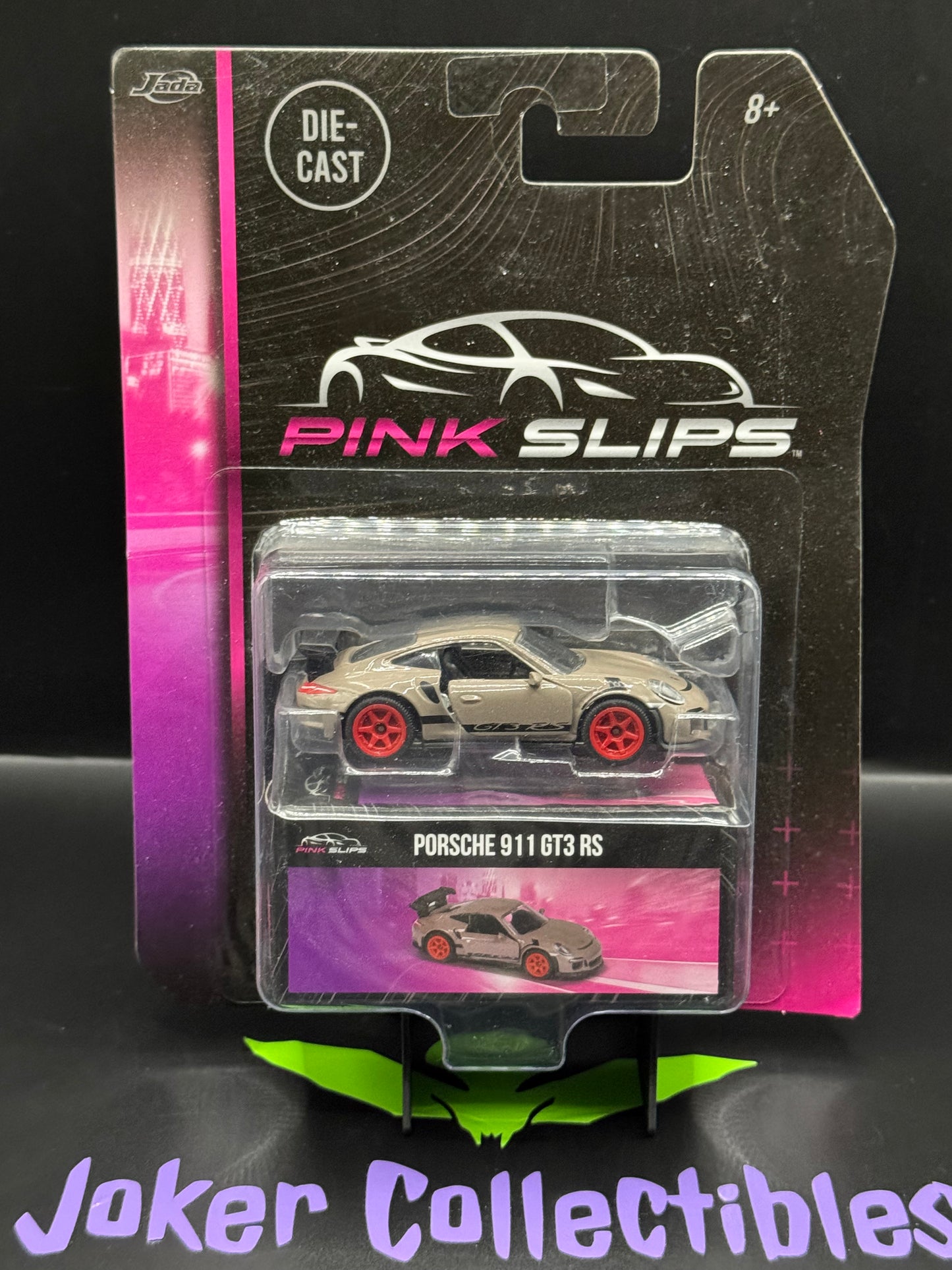 Jada Pink Slips Pink Brown Gray Porsche 911 GT2 RS