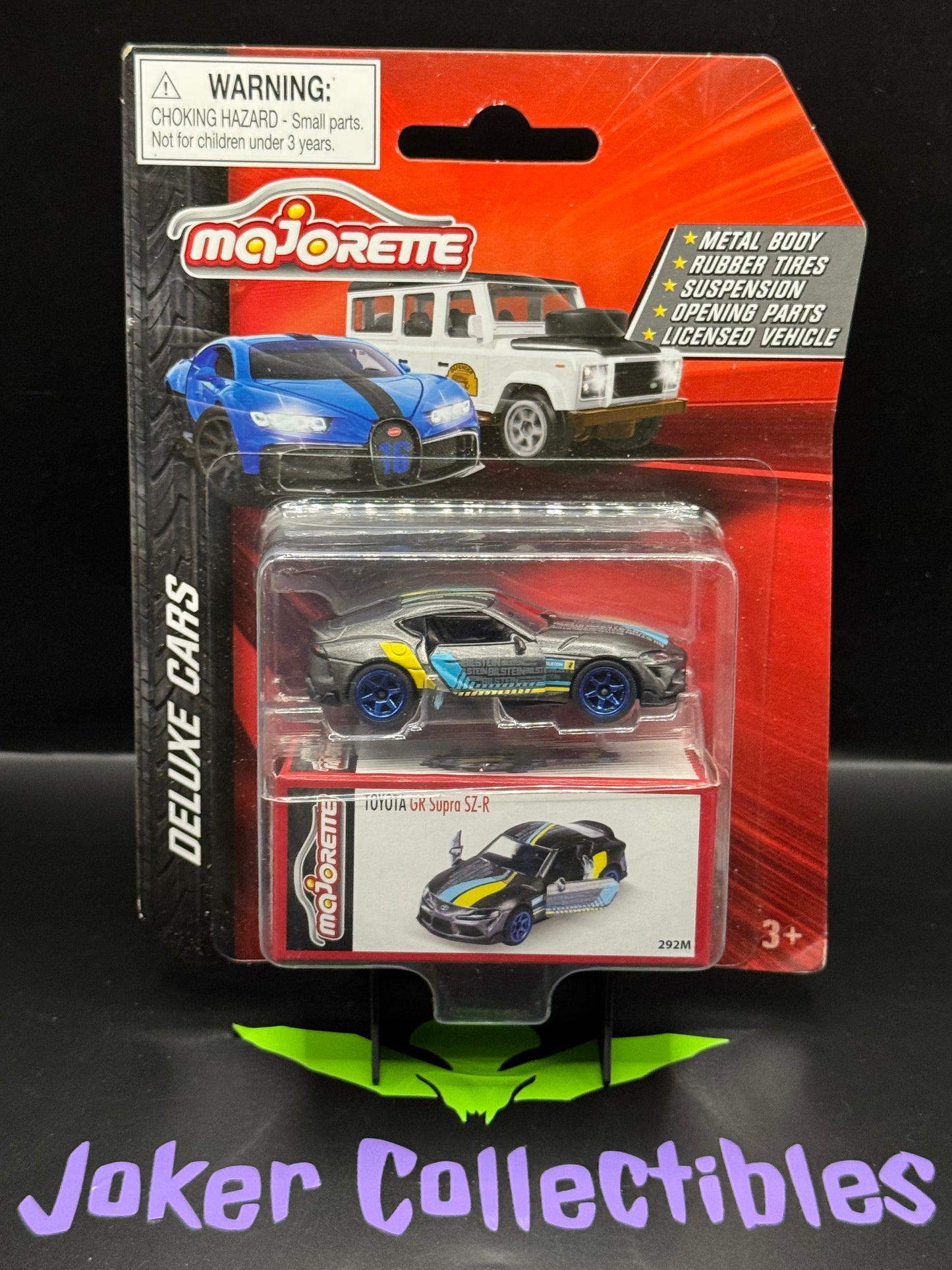 Majorette Deluxe Cars Gray Toyota GR Supra SZ-R