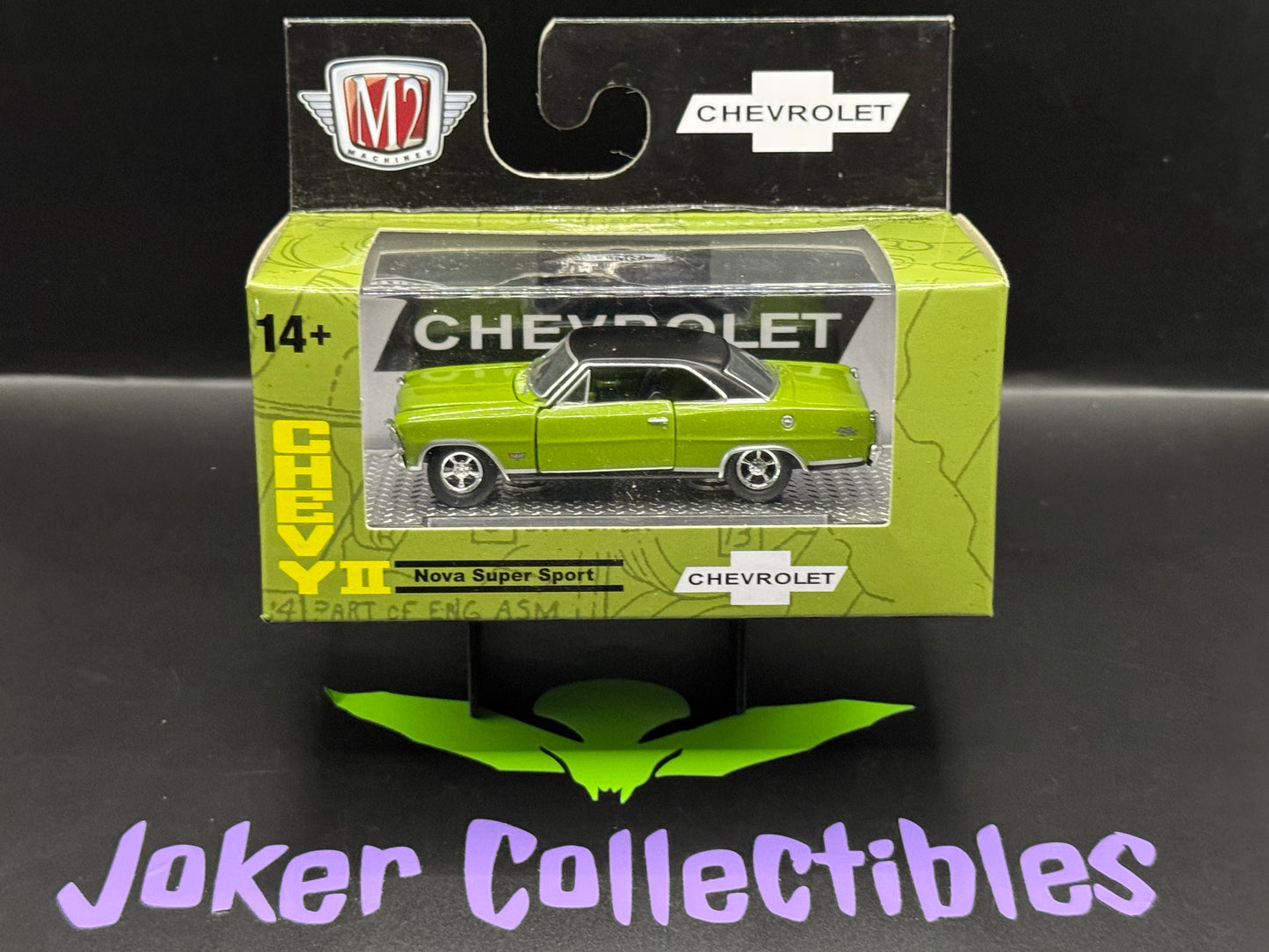 M2 Machines Green 1967 Chevrolet Nova SS R85 24-78