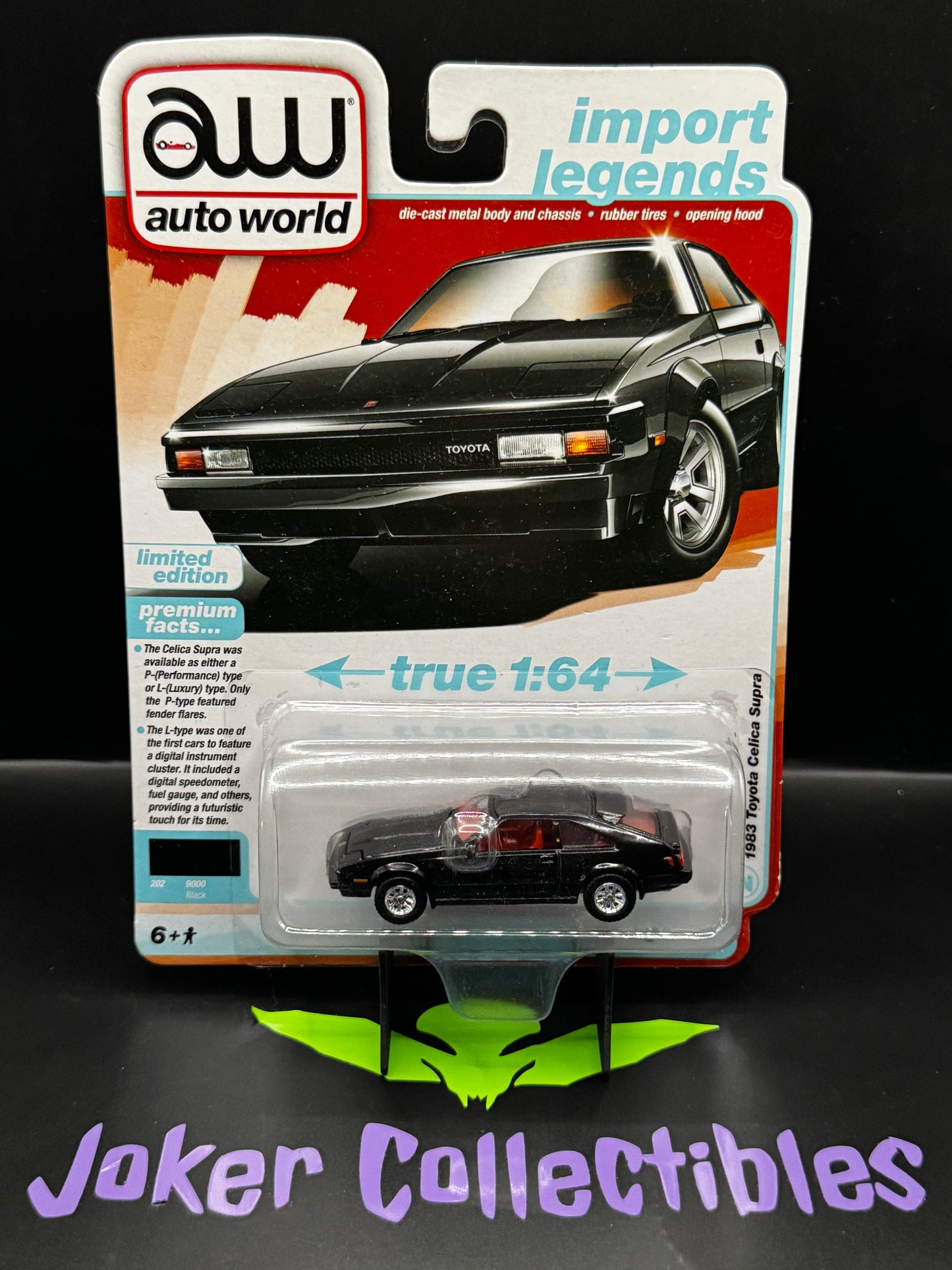 Auto World Import Legends 1983 Toyota Celica Supra Black # 2