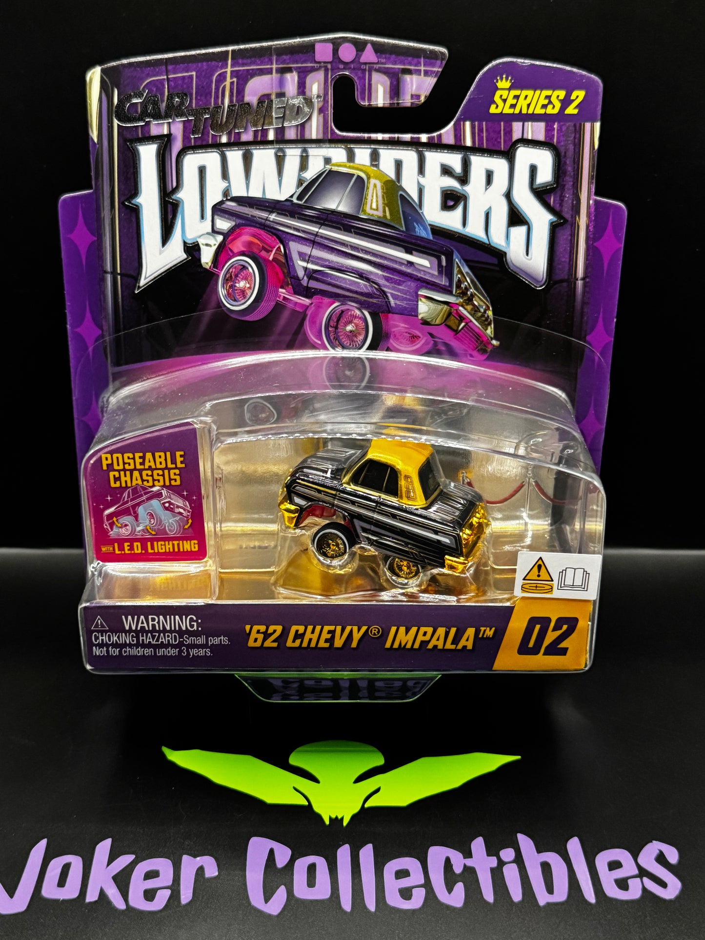 CarTuned Lowriders Show Glow Series 2 '62 Chevy Impala # 02 Car Tuned