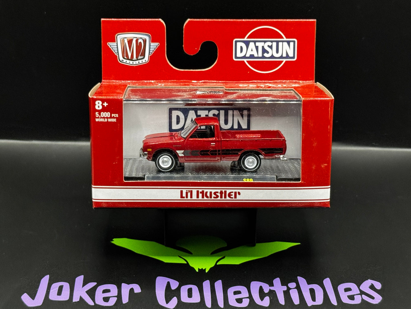 M2 Machines Red Li'l Hustler 1977 Datsun Pickup S89 20-59