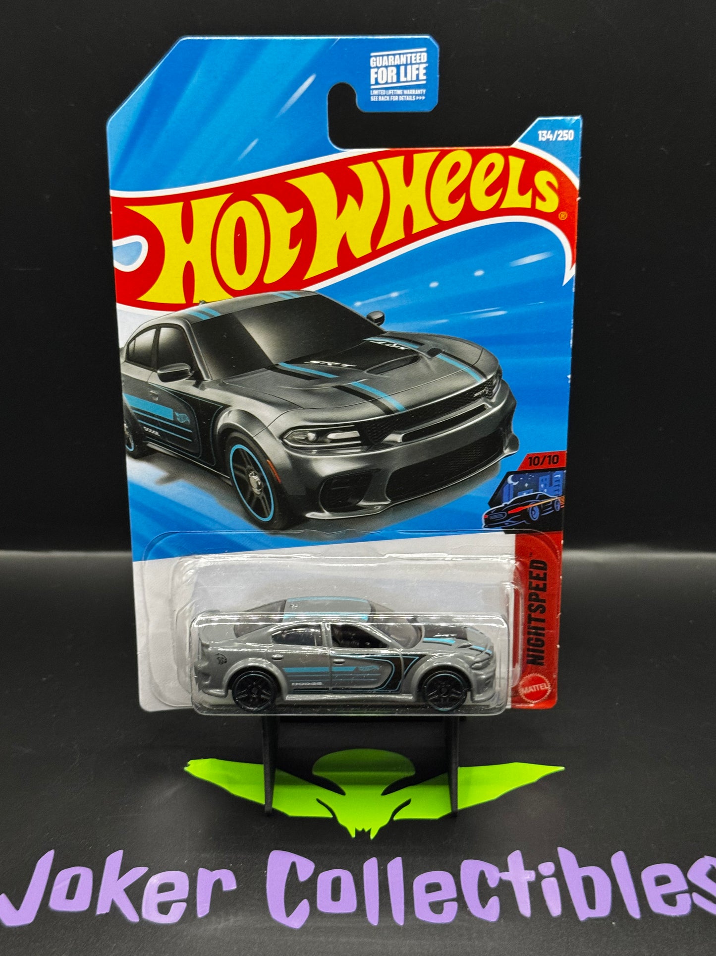 Hot Wheels 2026 Gray '20 Dodge Charger Hellcat 134/250 Nightspeed 10/10 G Case