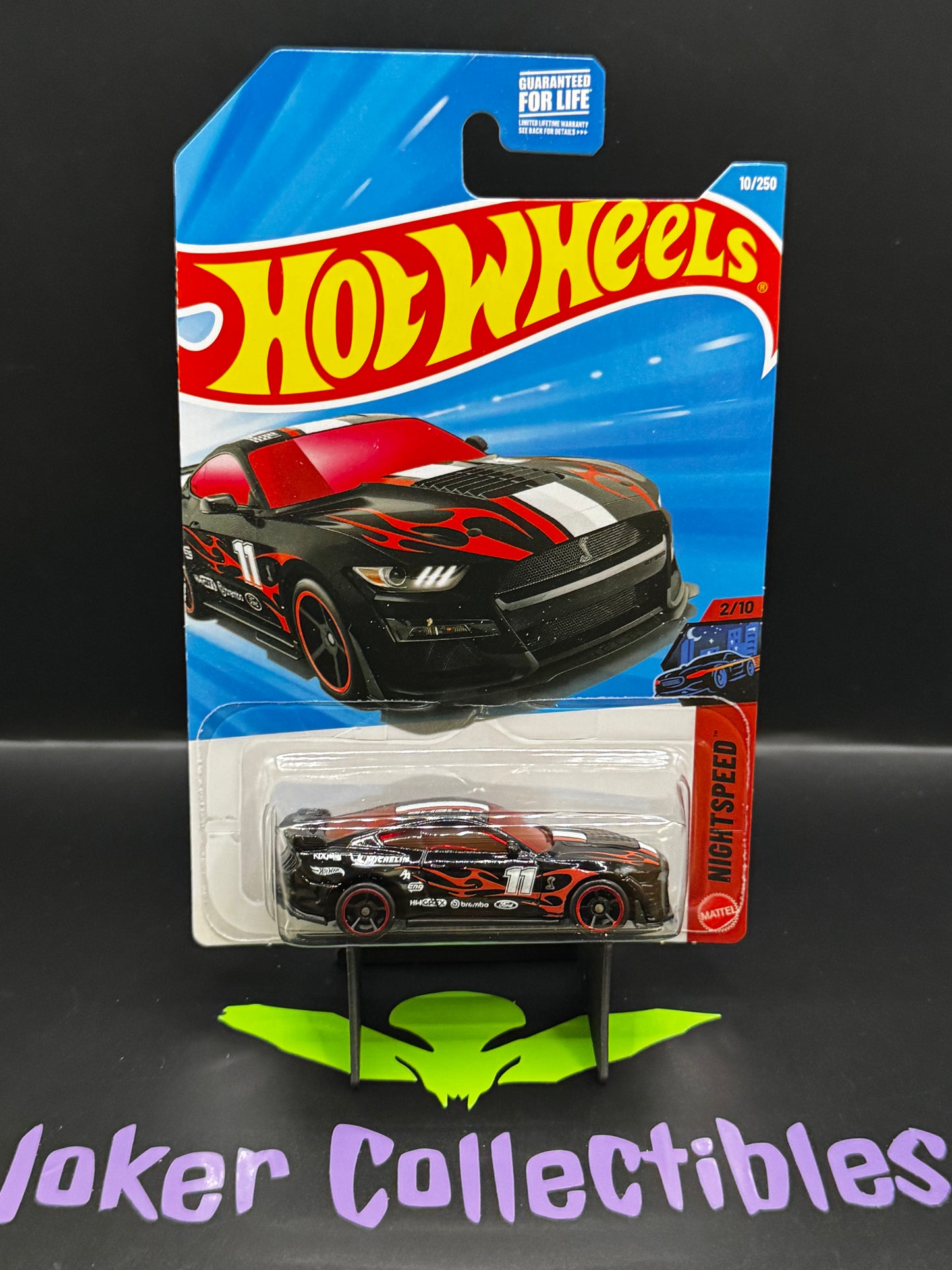Hot Wheels 2026 Black & Red 2020 Ford Mustang Shelby GT500 10/250 Nightspeed 2/10 F Case