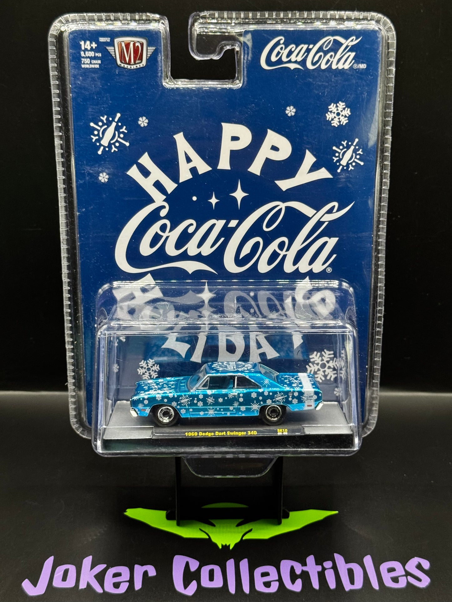 M2 Machines Happy Holidays Blue 1969 Dodge Dart Swinger 340 SK10 25-35