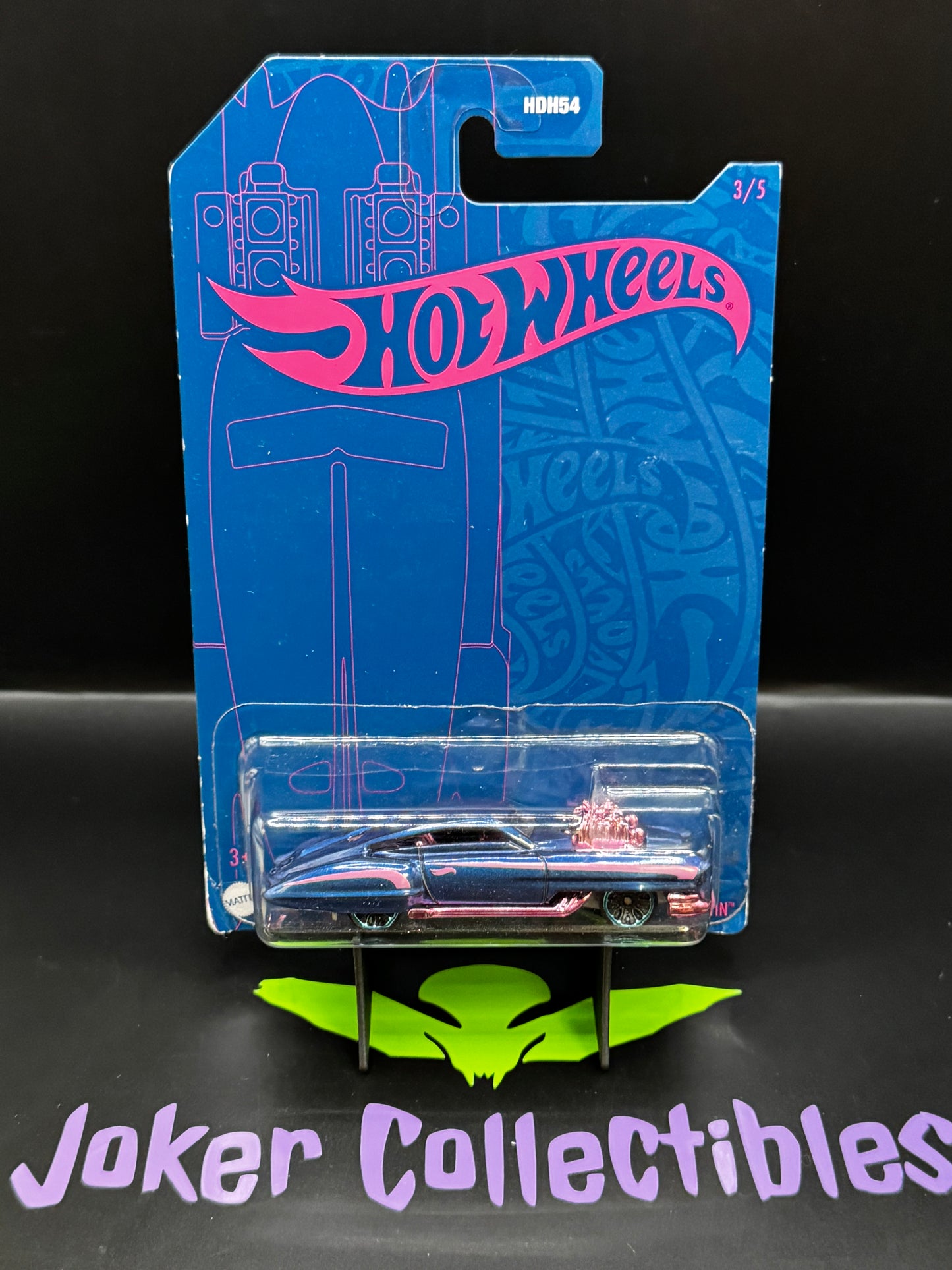 Hot Wheels Blue & Pink 2022 54th Anniversary Evil Twin # 3/5