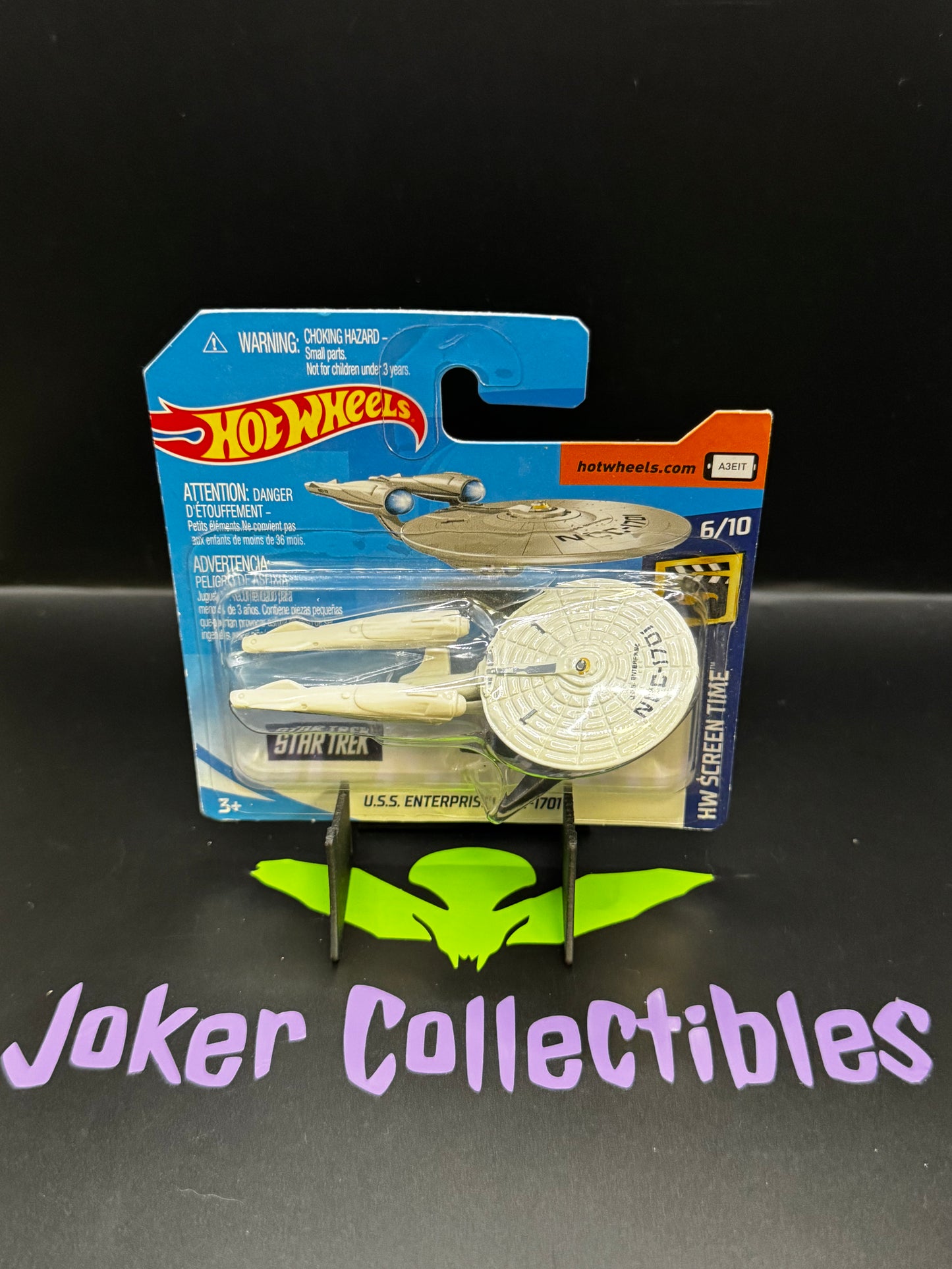 Hot Wheels 2019 U.S.S. Enterprise NCC-1701 3/250 HW Screen Time 6/10 Star Trek