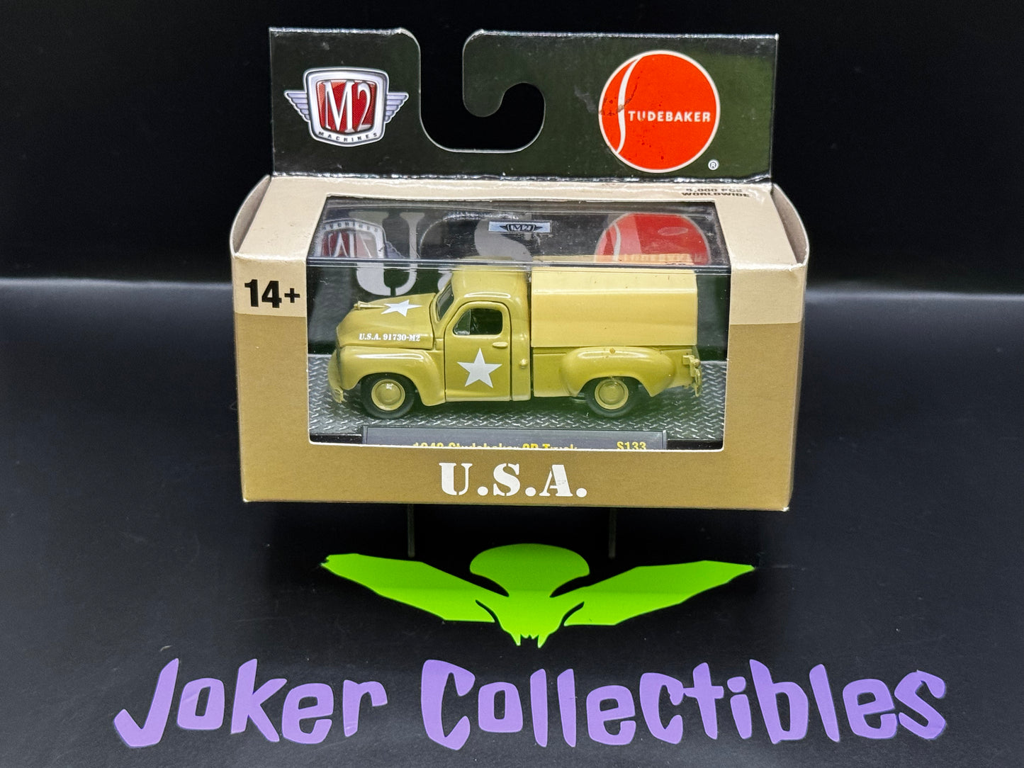M2 Machines Tan 1949 Studebaker 2R Truck S133 24-130 USA Military