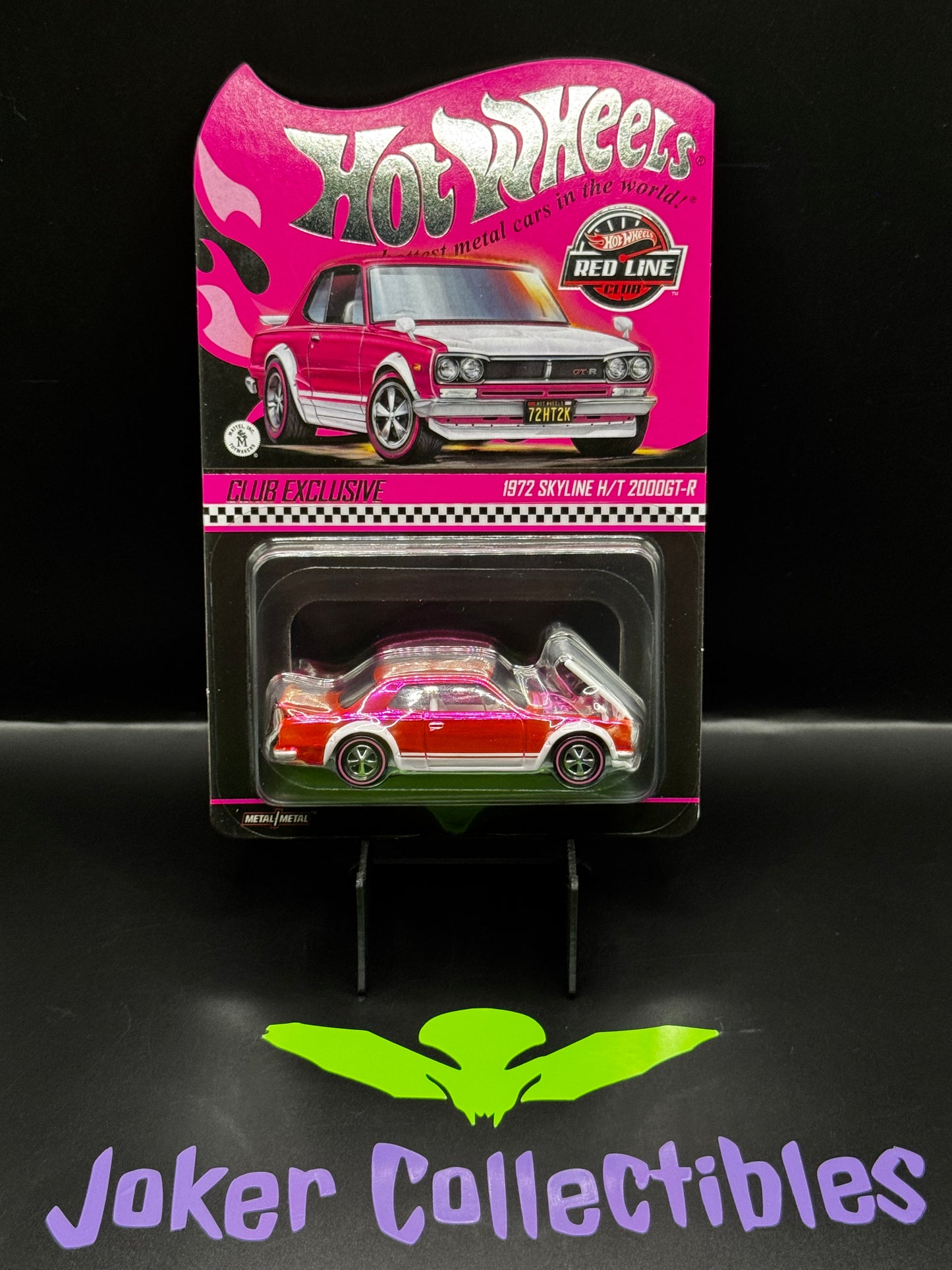 Hot Wheels 2026 RLC Exclusive Red Line Club 1972 Skyline H/T 2000 GT-R Pink