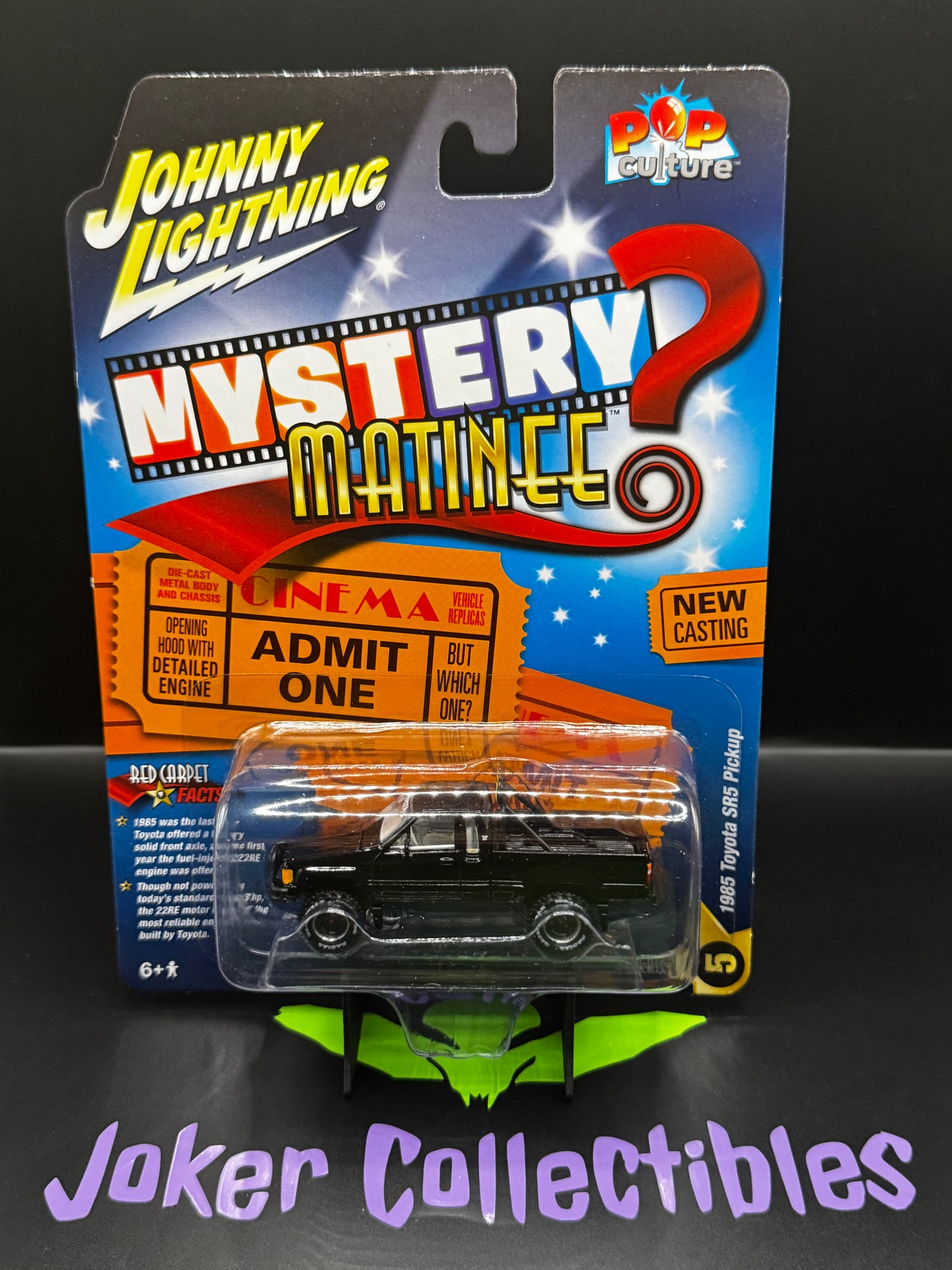 Johnny Lightning Pop Culture Mystery Matinee 1985 Toyota SR5 Pickup # 5