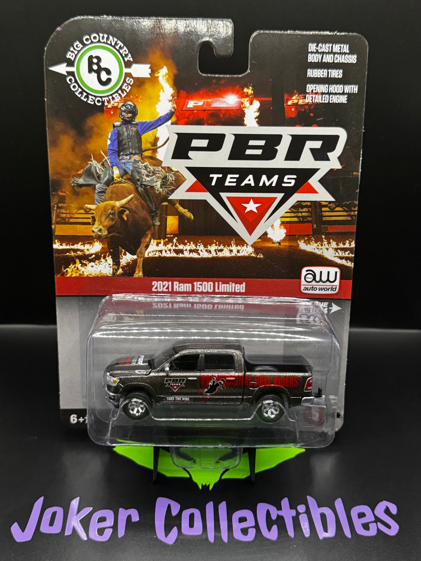 Auto World Big Country Collectibles PBR Teams 2021 Ram 1500 Limited # 5
