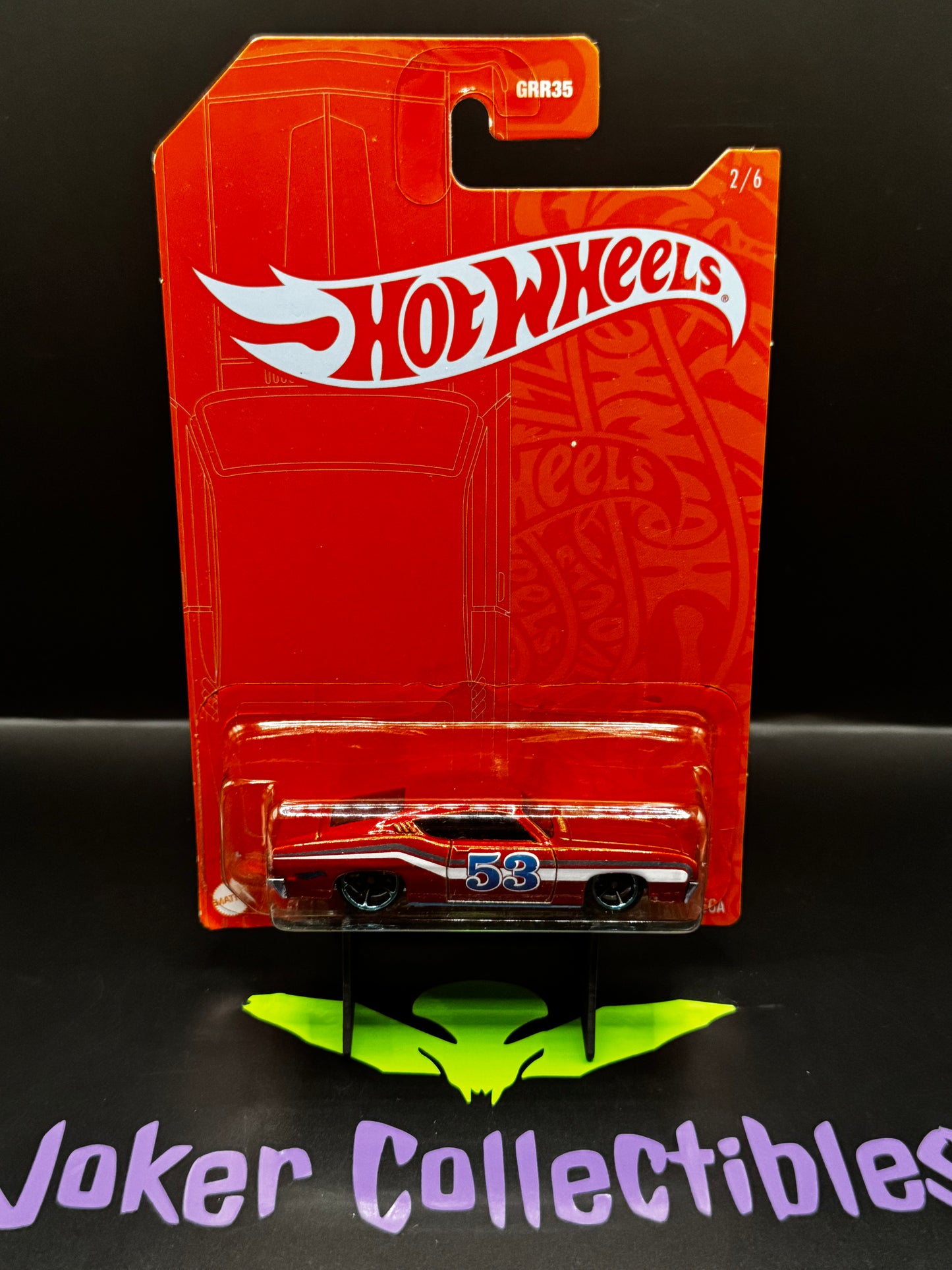 Hot Wheels Orange & Blue 2021 53rd Anniversary '69 Ford Torino Talladega # 2/6