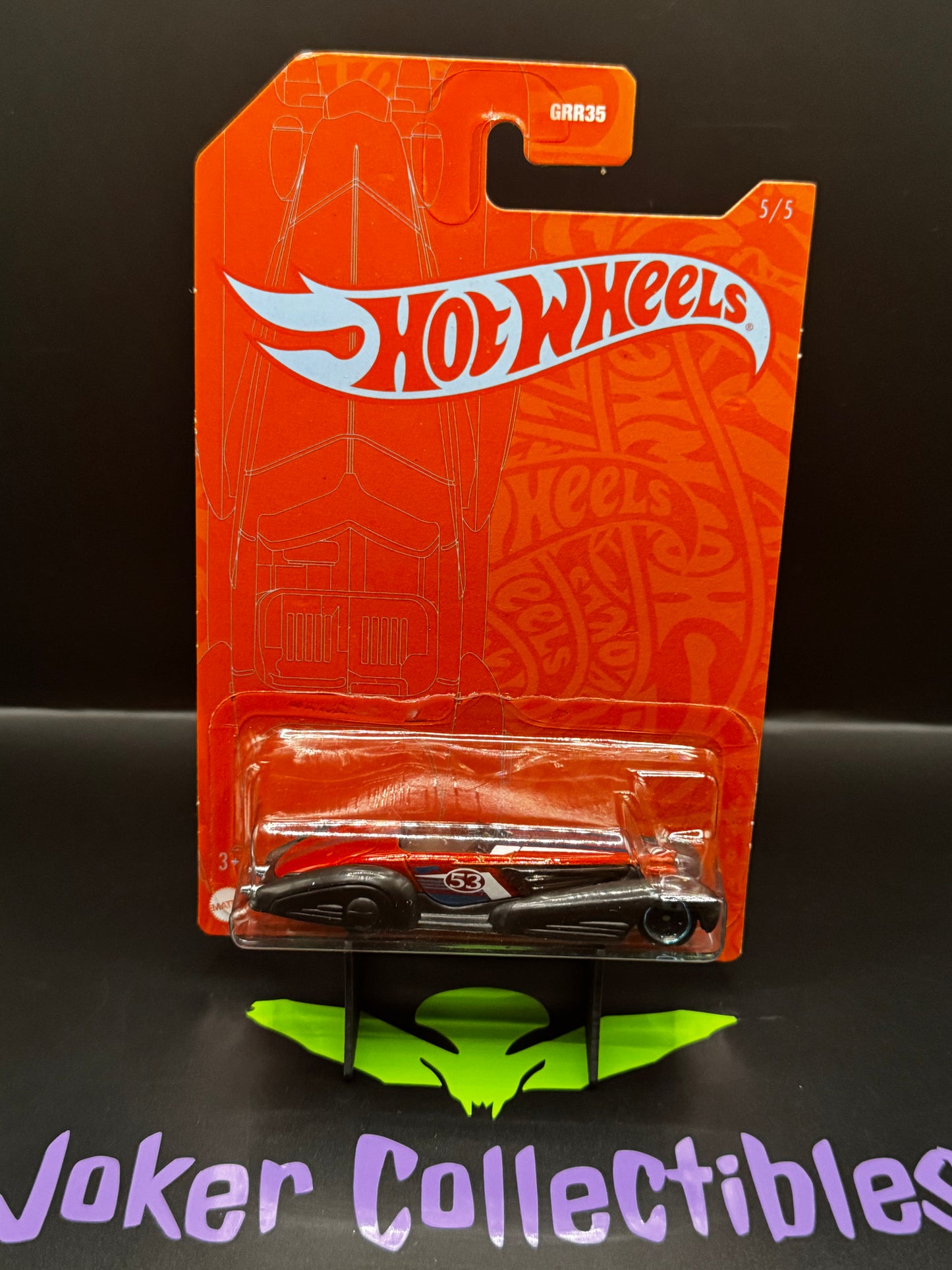 Hot Wheels Orange & Blue 2021 53rd Anniversary Custom Cadillac Fleetwood # 5/5