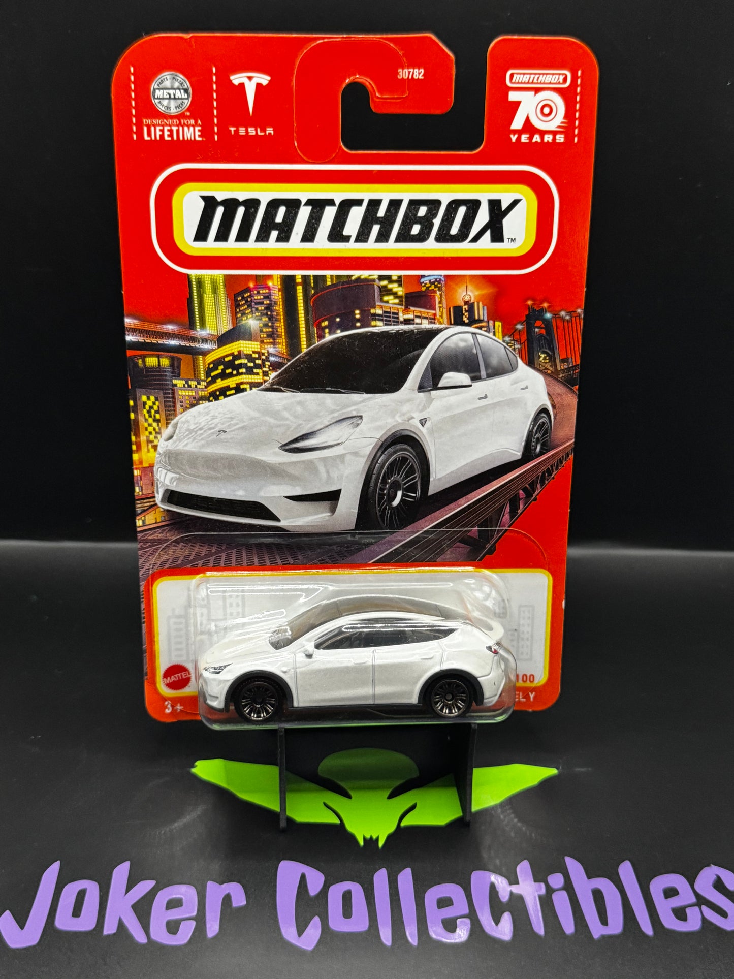 Matchbox White Tesla Model Y 89/100