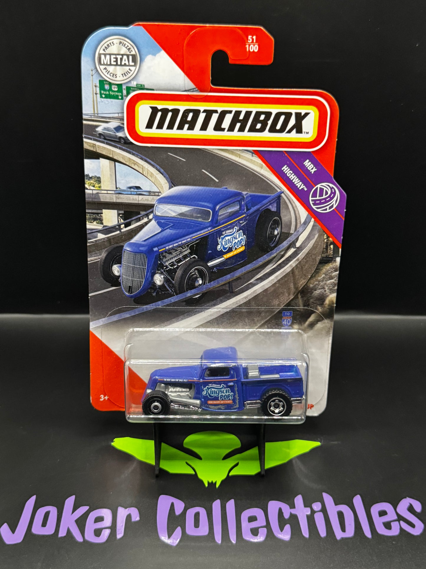 Matchbox Blue 1935 Ford Pickup 51/100 MBX Highway