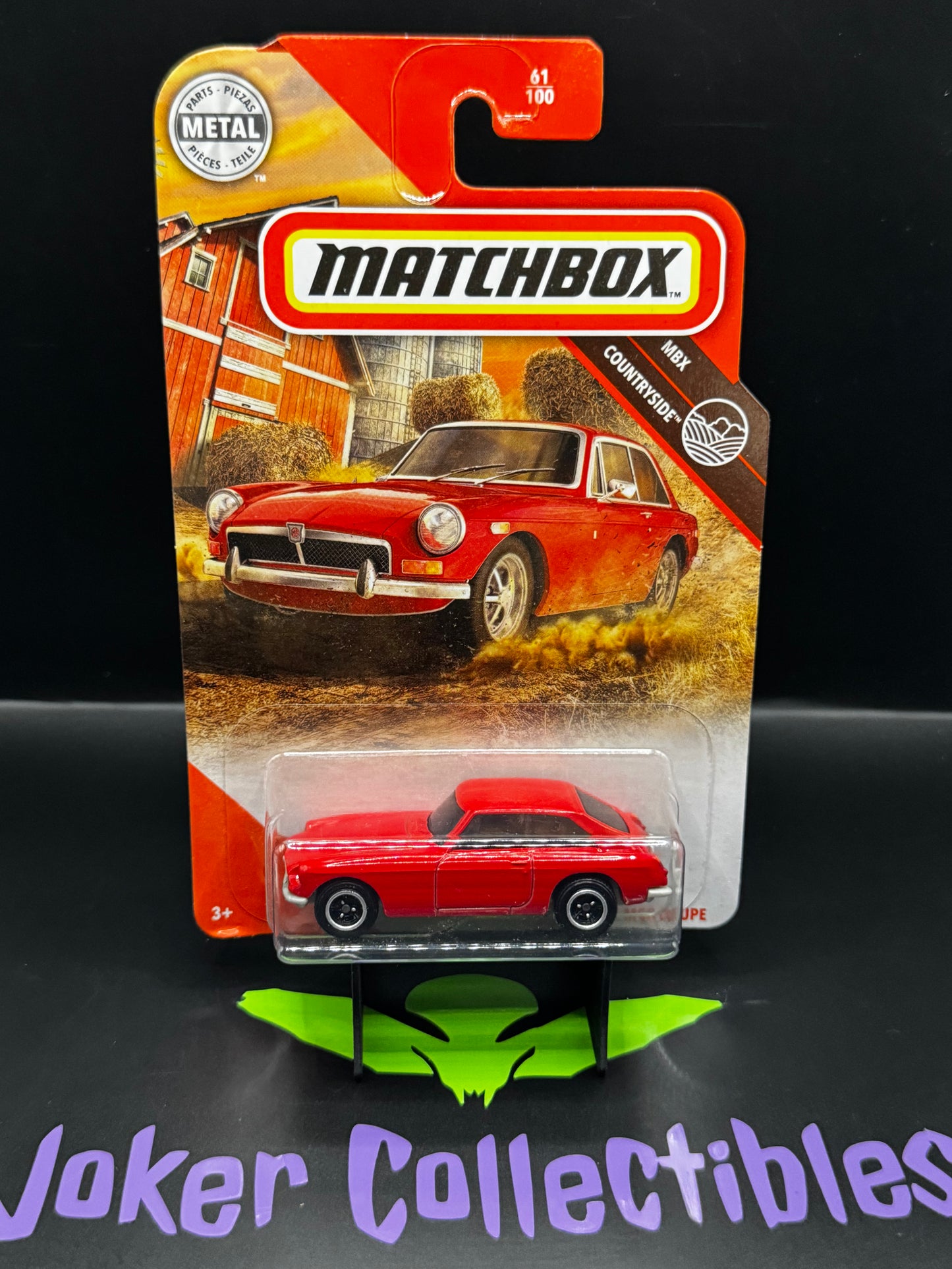 Matchbox MBX Countryside Red 1971 MGB Coupe 61/100