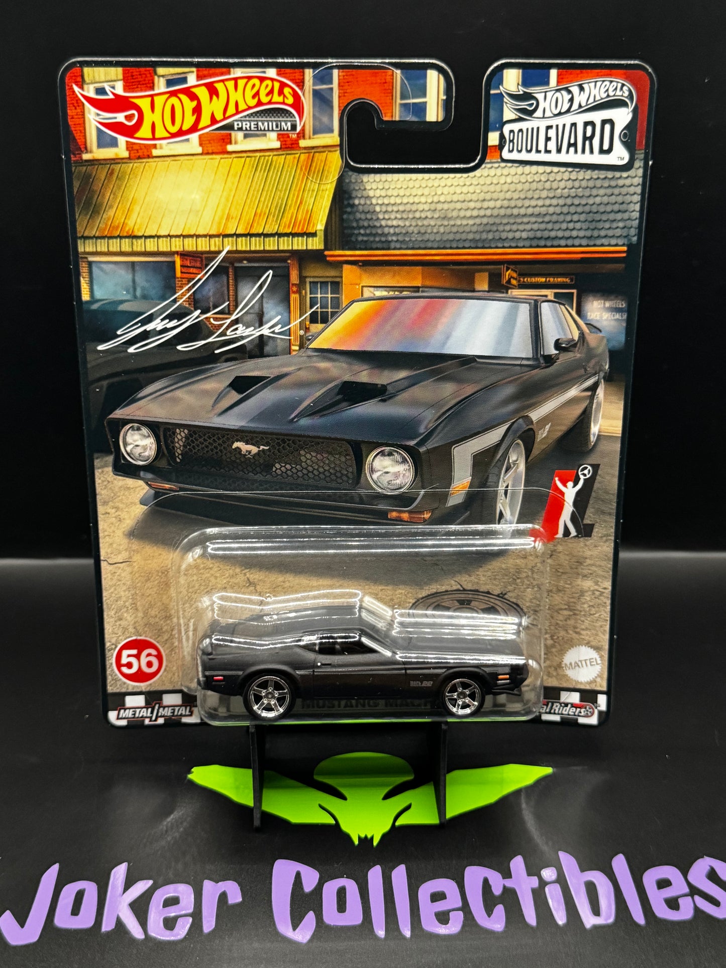 Hot Wheels Premium Boulevard '71 Mustang Mach 1 # 56