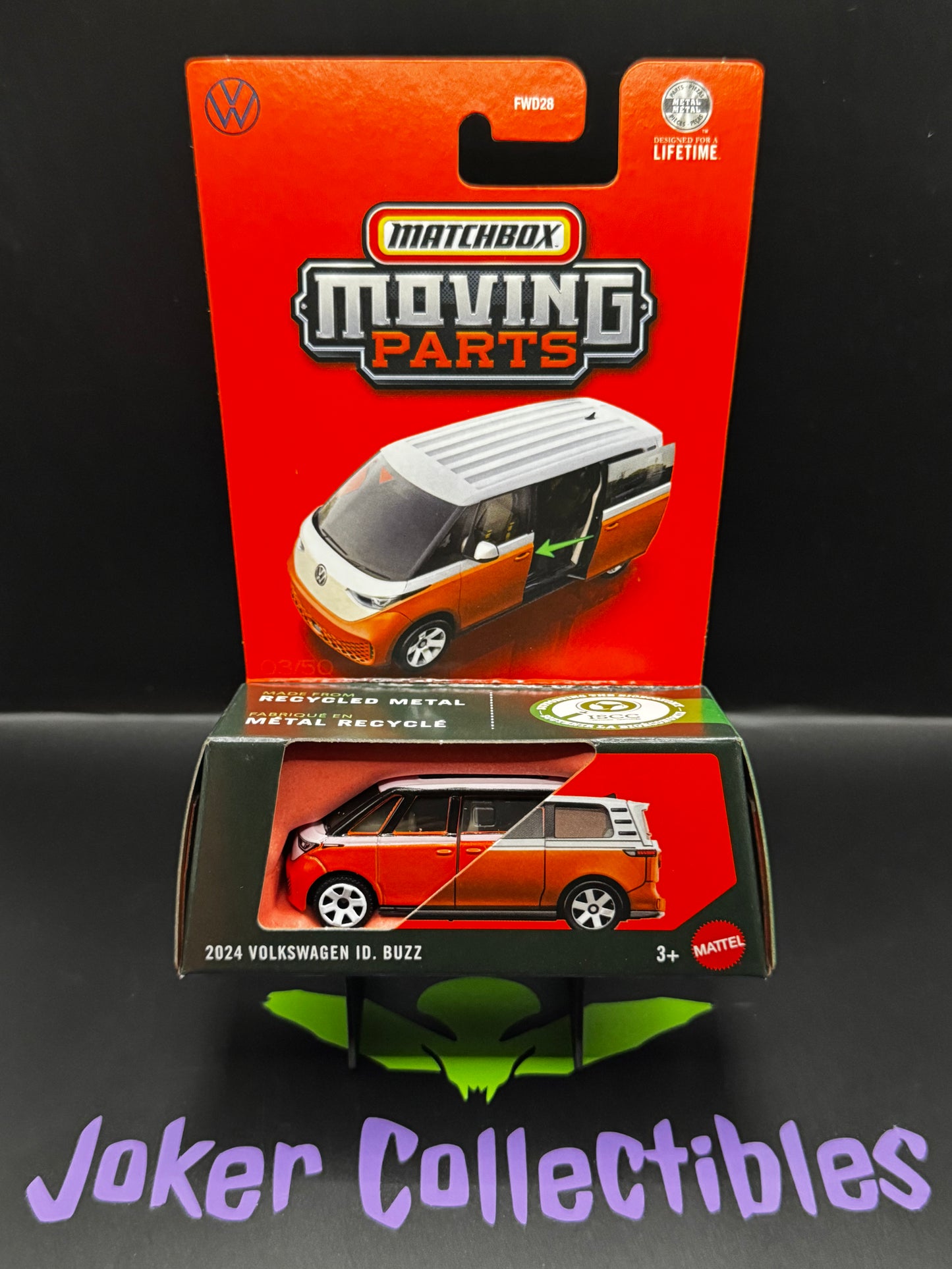 Matchbox 2026 Moving Parts Orange 2024 Volkswagen ID.Buzz